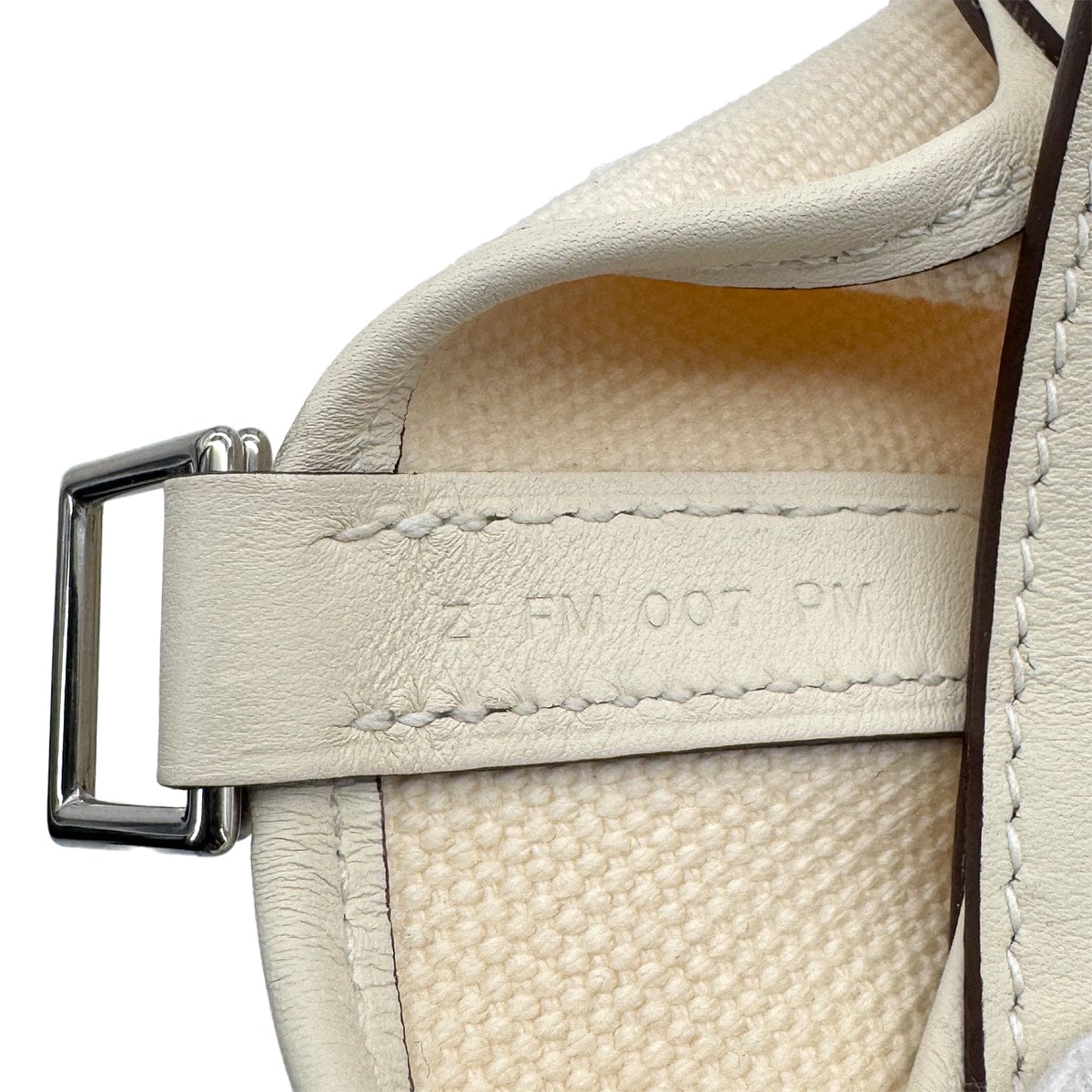 HERMES PICOTIN LOCK 18 PM CARGO POCKET NATA TOILE GOELAND VEAU SWIFT 2021 Z STAMP PALLADIUM HARDWARE 90320993