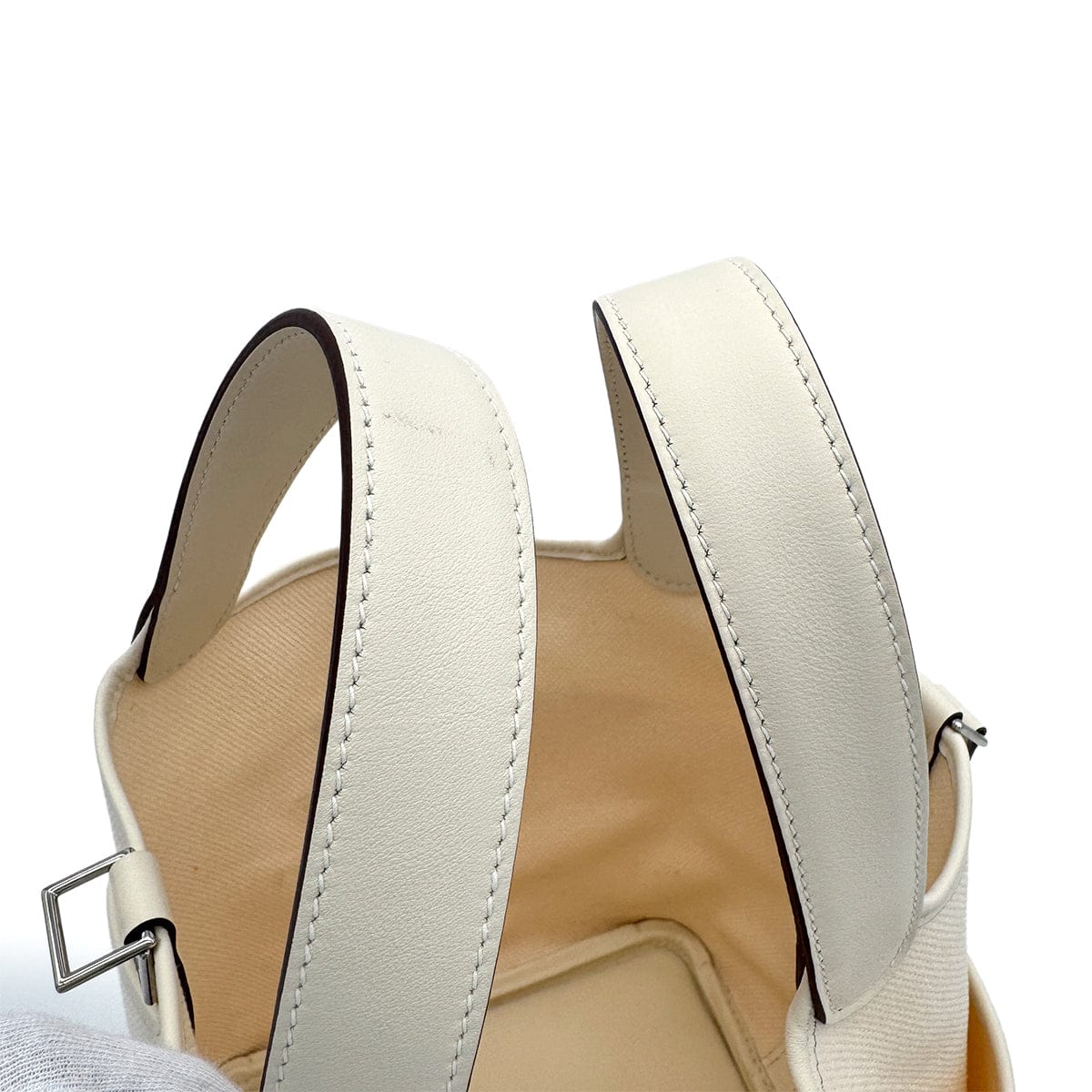 HERMES PICOTIN LOCK 18 PM CARGO POCKET NATA TOILE GOELAND VEAU SWIFT 2021 Z STAMP PALLADIUM HARDWARE 90320993
