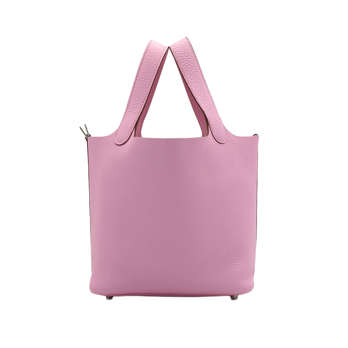 HERMES PICOTIN LOCK PM MAUVE SYLVESTRE TAURILLON CLEMENCE HAND BAG 2023 B STAMP PALLADIUM HARDWARE 90346643