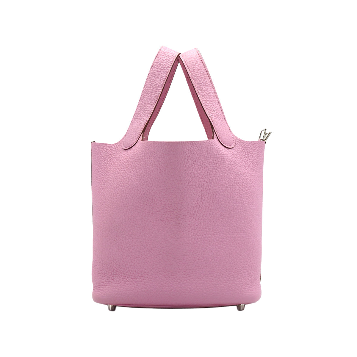 HERMES PICOTIN LOCK PM MAUVE SYLVESTRE TAURILLON CLEMENCE HAND BAG 2023 B STAMP PALLADIUM HARDWARE 90346643
