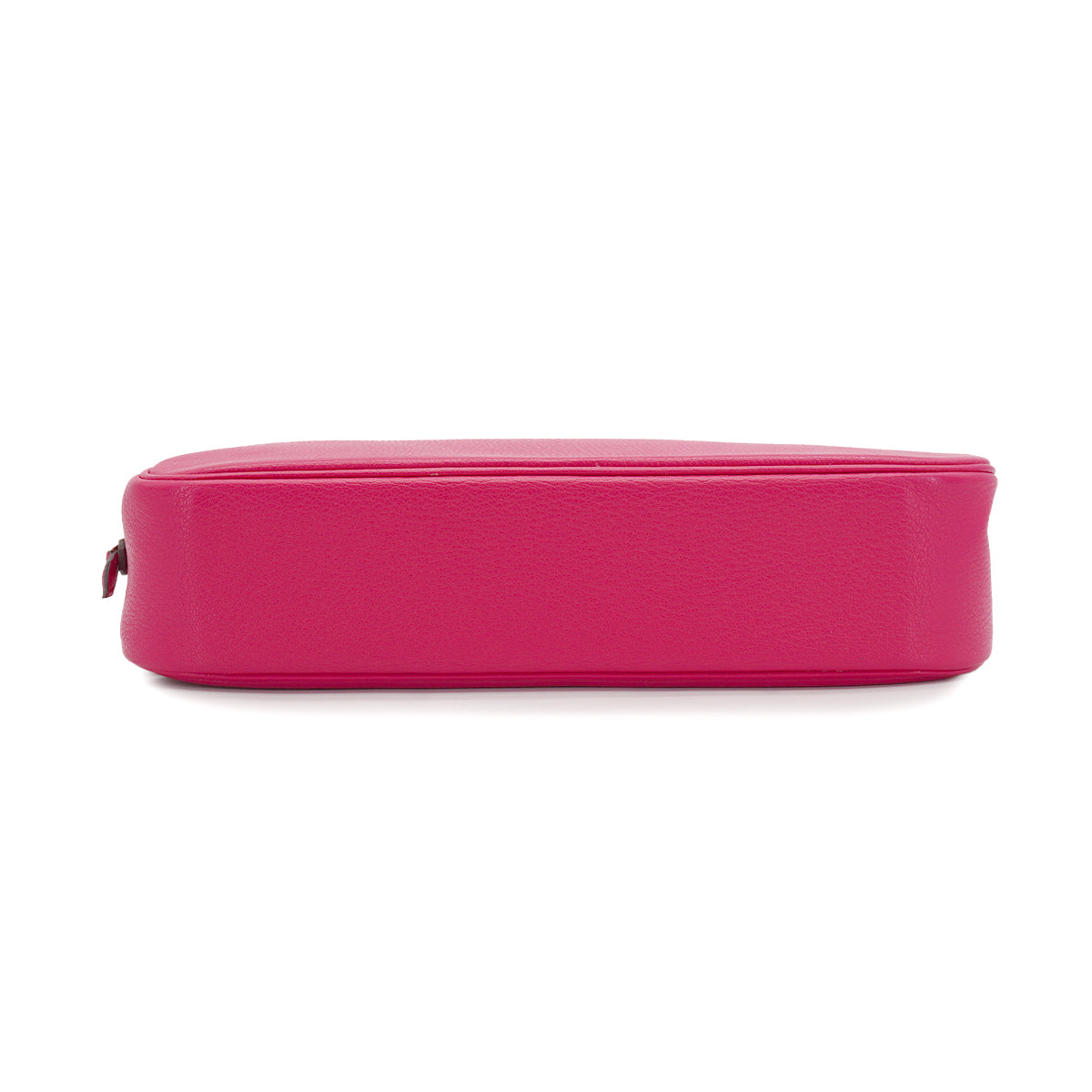 HERMES PLUME ELAN 28 FUCHSIA PINK CHEVRE HAND BAG 2006 SQUARE J PALLADIUM HARDWARE 90335834