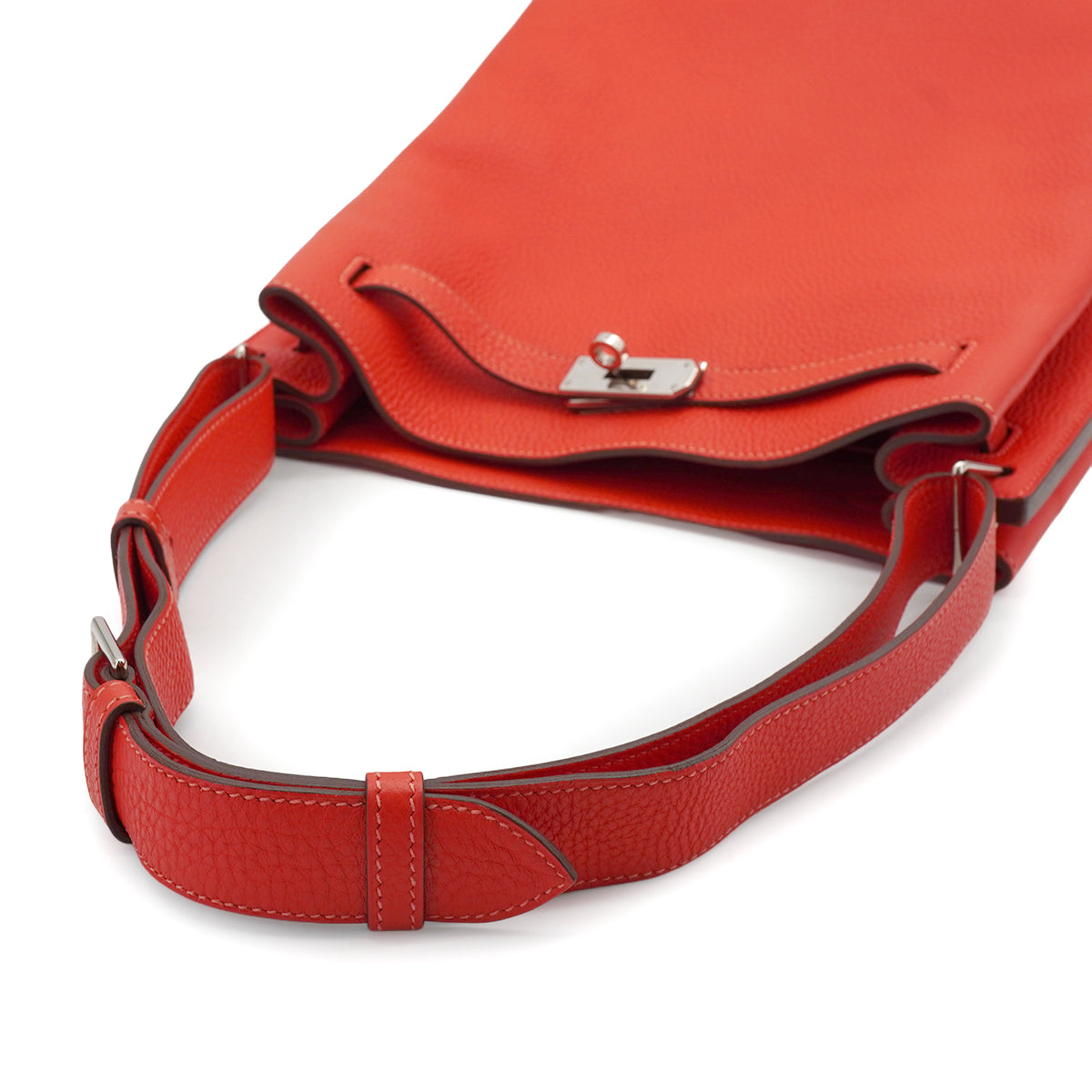 HERMES SO KELLY 26 ROUGE PIVOINE TOGO SHOULDER BAG 2014 SQUARE R PALLADIUM HARDWARE 90335824
