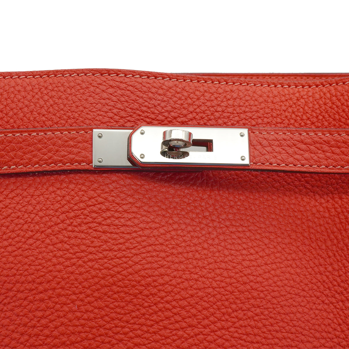 HERMES SO KELLY 26 ROUGE PIVOINE TOGO SHOULDER BAG 2014 SQUARE R PALLADIUM HARDWARE 90335824