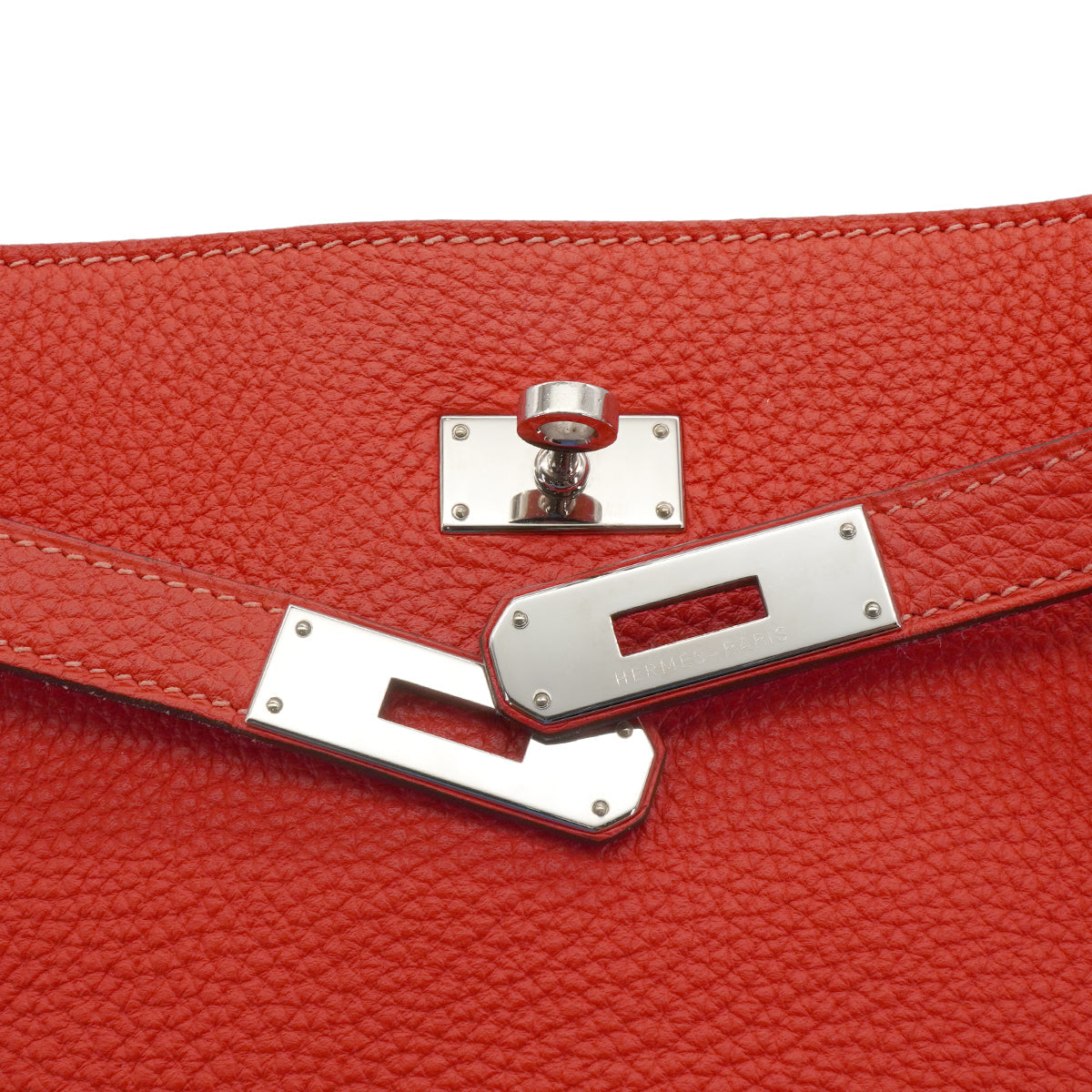 HERMES SO KELLY 26 ROUGE PIVOINE TOGO SHOULDER BAG 2014 SQUARE R PALLADIUM HARDWARE 90335824