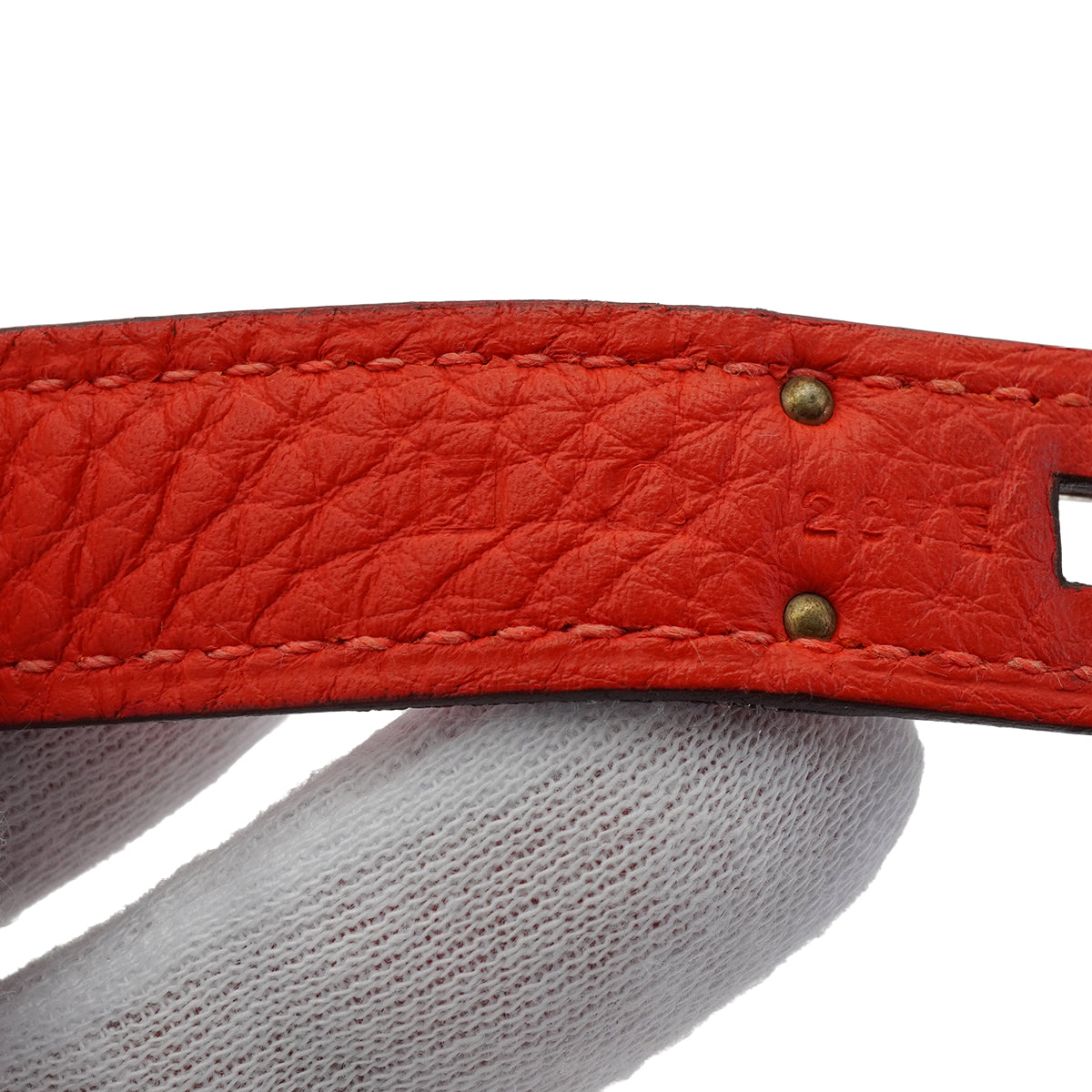 HERMES SO KELLY 26 ROUGE PIVOINE TOGO SHOULDER BAG 2014 SQUARE R PALLADIUM HARDWARE 90335824