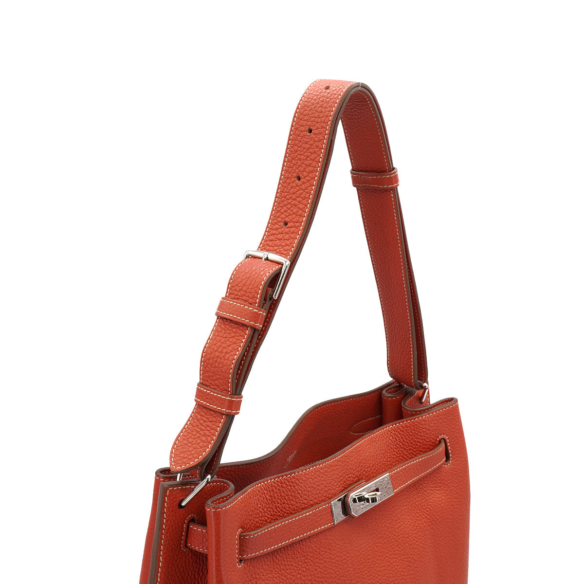 HERMES SO KELLY 26 SANGUINE TOGO SHOULDER BAG 2011 SQUARE O PALLADIUM HARDWARE 90335580