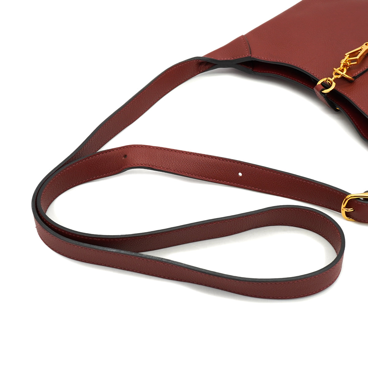 HERMES TRIM DUO 24 ROUGE H EVER COLOR SHOULDER BAG 2020 Y STAMP GOLD HARDWARE 90326841