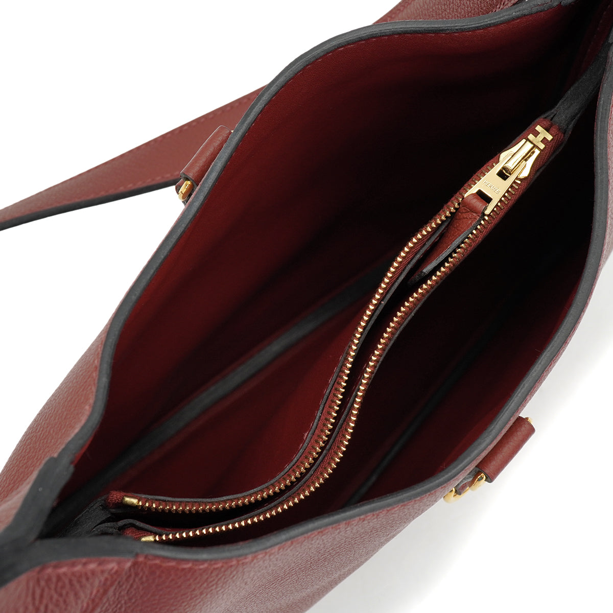HERMES TRIM DUO 24 ROUGE H EVER COLOR SHOULDER BAG 2020 Y STAMP GOLD HARDWARE 90326841