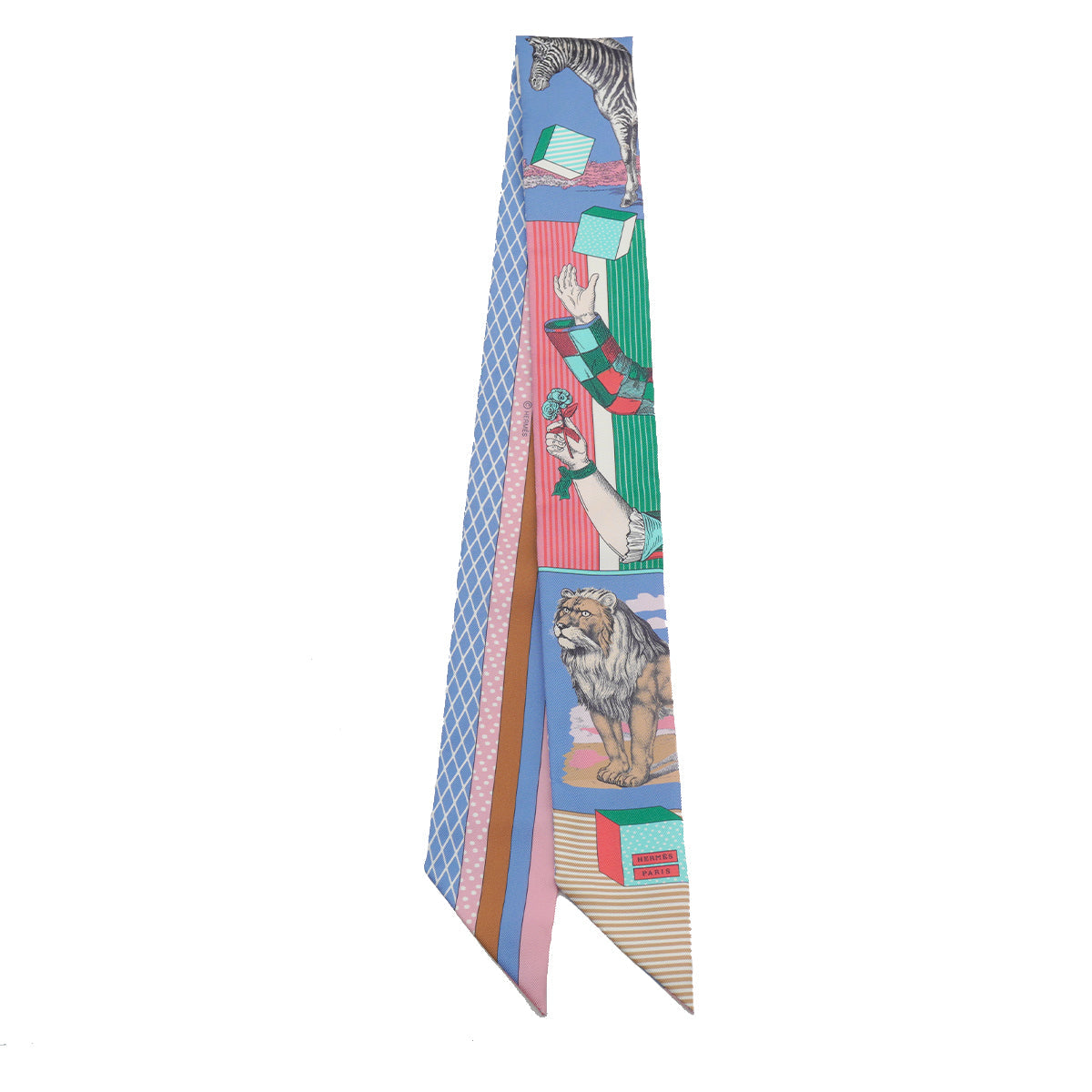 HERMES TWILLY GRAND THEATRE NOUVEAU SCARF MULTICOLOR SILK 90338308