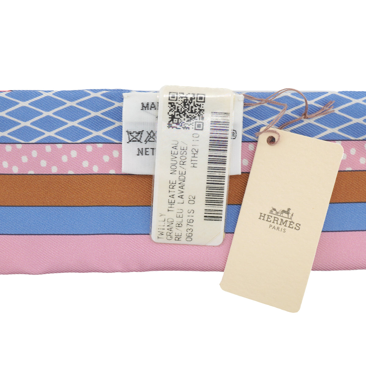 HERMES TWILLY GRAND THEATRE NOUVEAU SCARF MULTICOLOR SILK 90338308