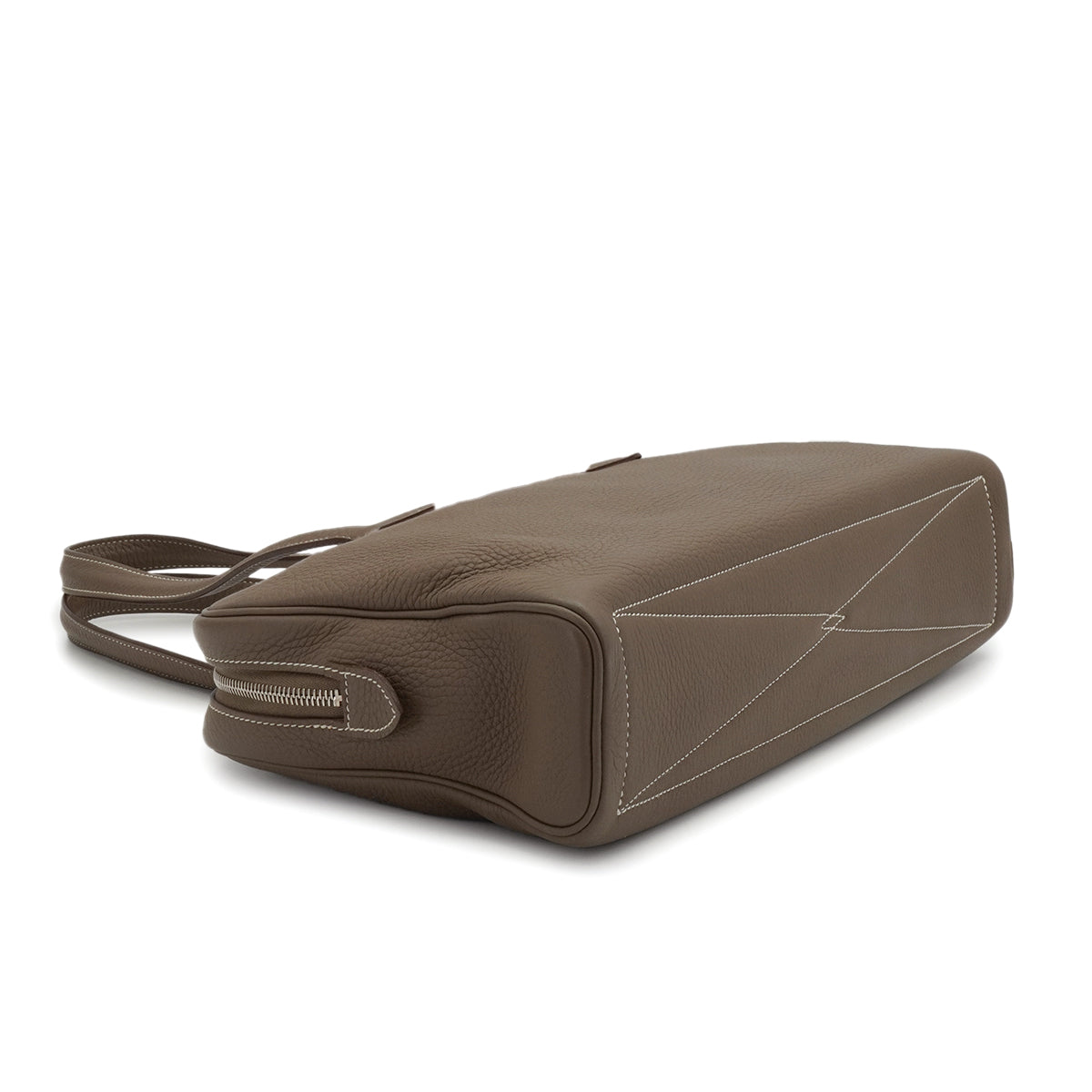 HERMES VICTORIA ELAN 38 ETOUPE TAURILLON CLEMENCE HAND BAG 2012