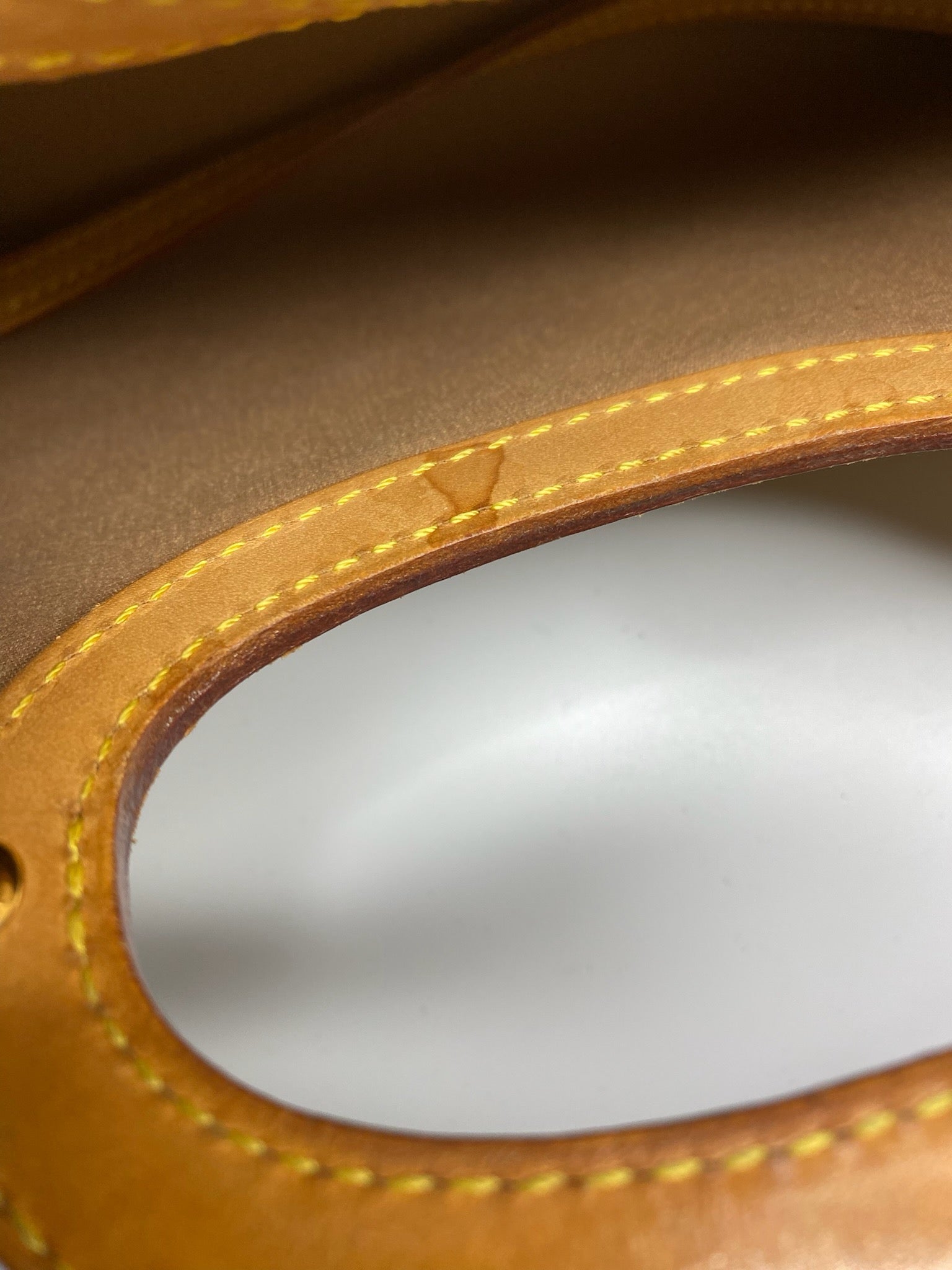 Louis Vuitton Vernis patent leather handbag detail