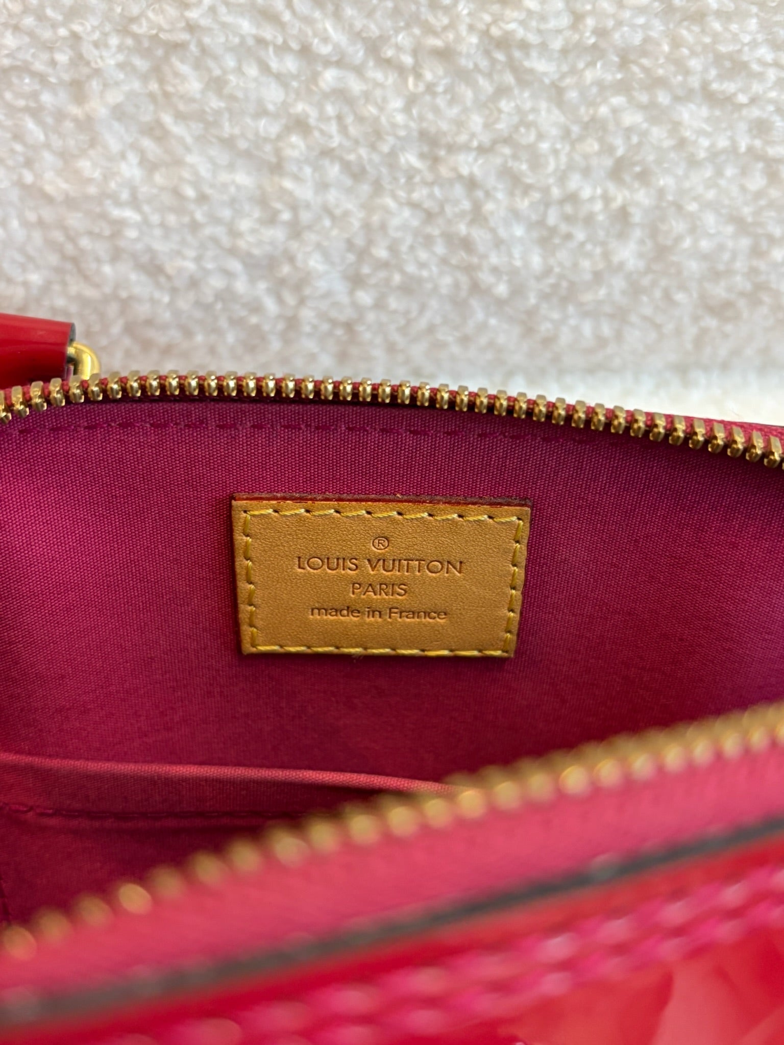 Louis Vuitton Alma BB dark red image 7