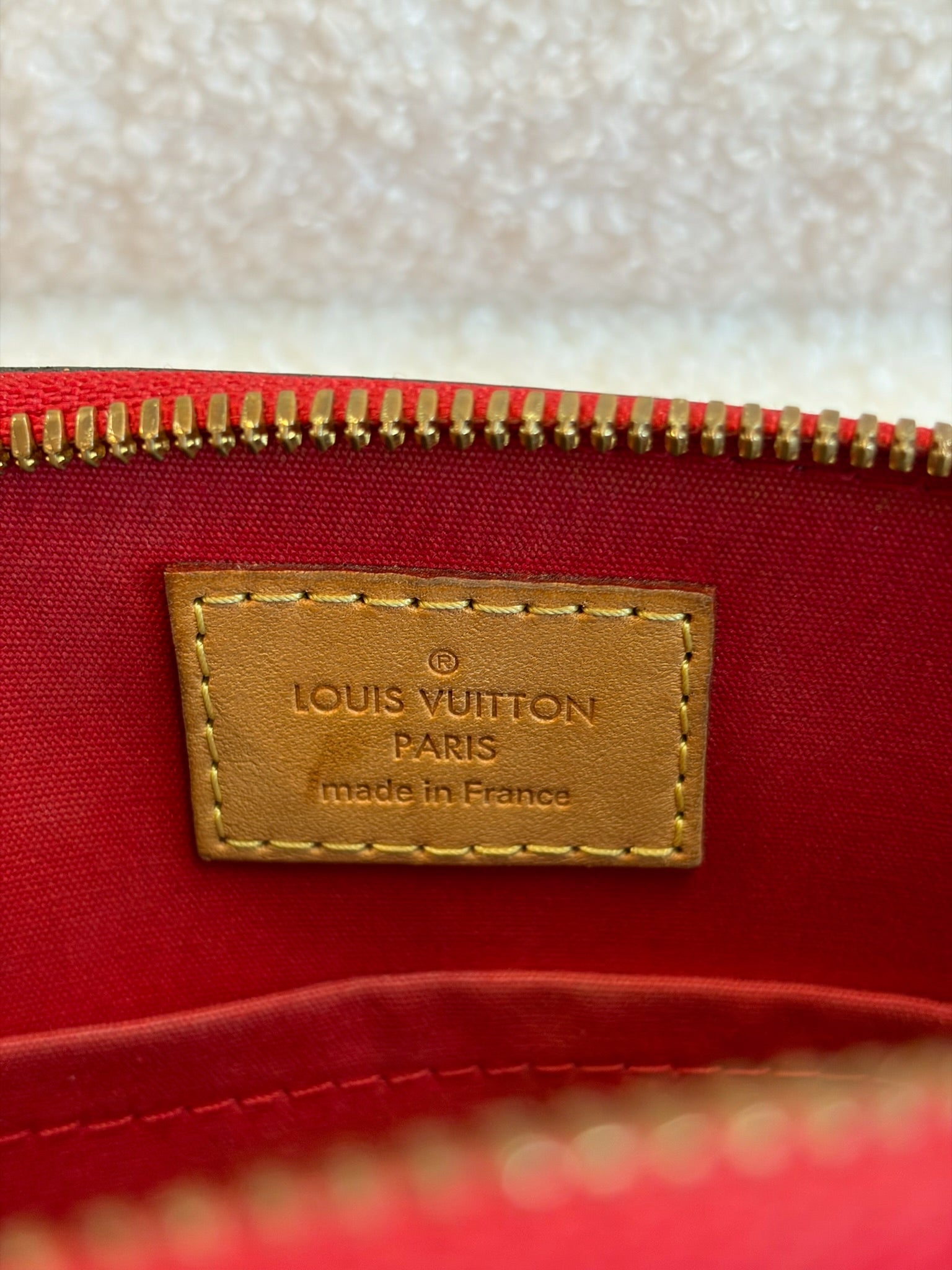 Louis Vuitton Alma BB red image 8