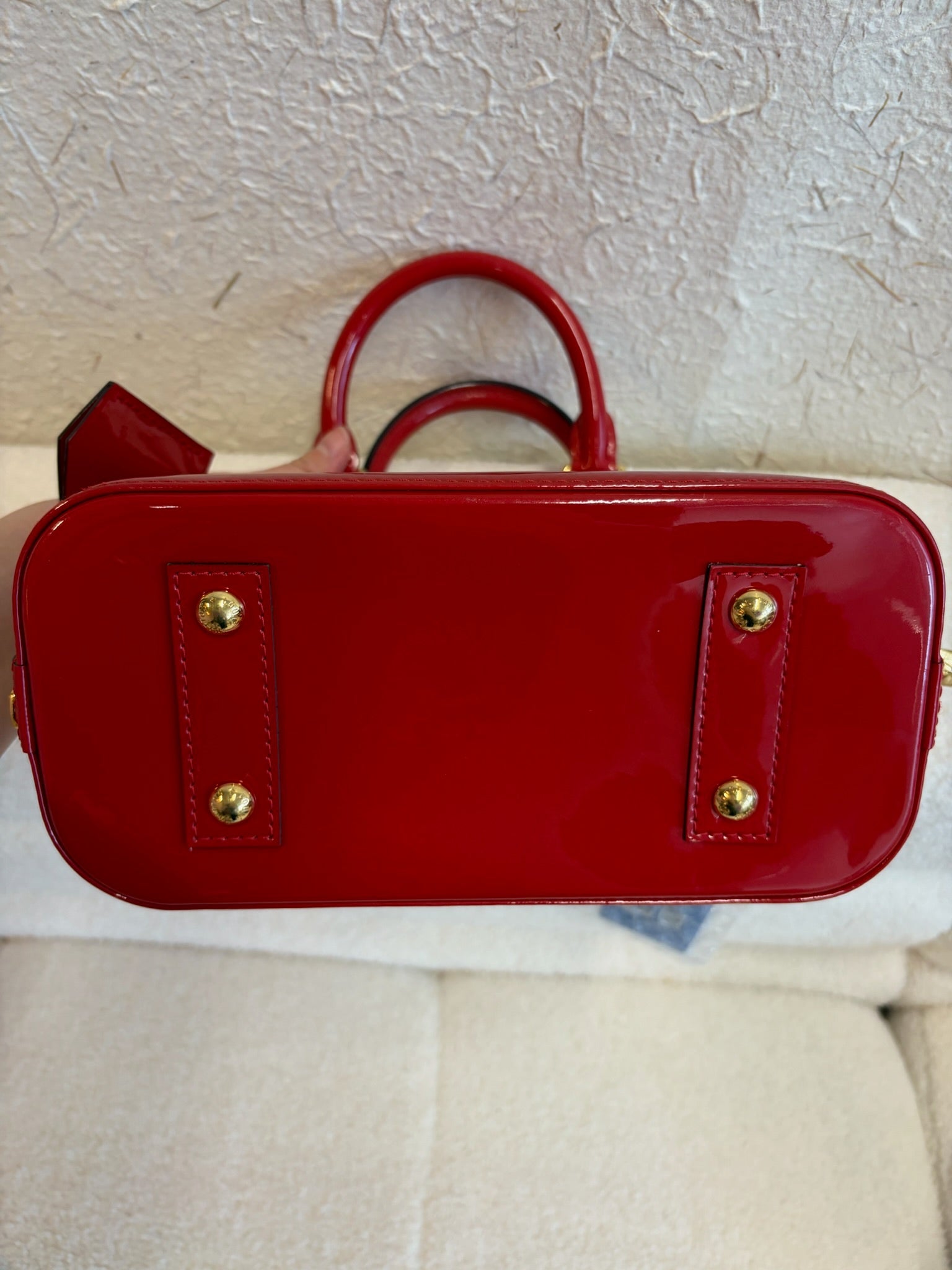 Louis Vuitton Alma BB red image 9
