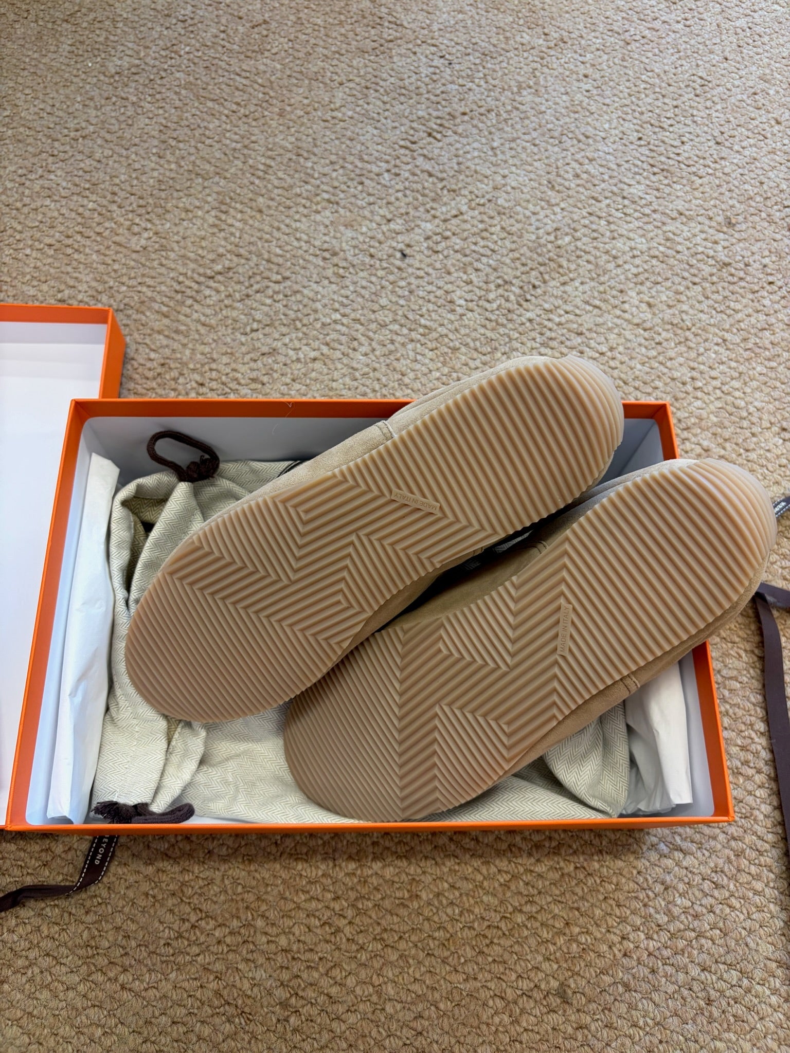Hermes Jet sneaker beige suede size 39 detail 5