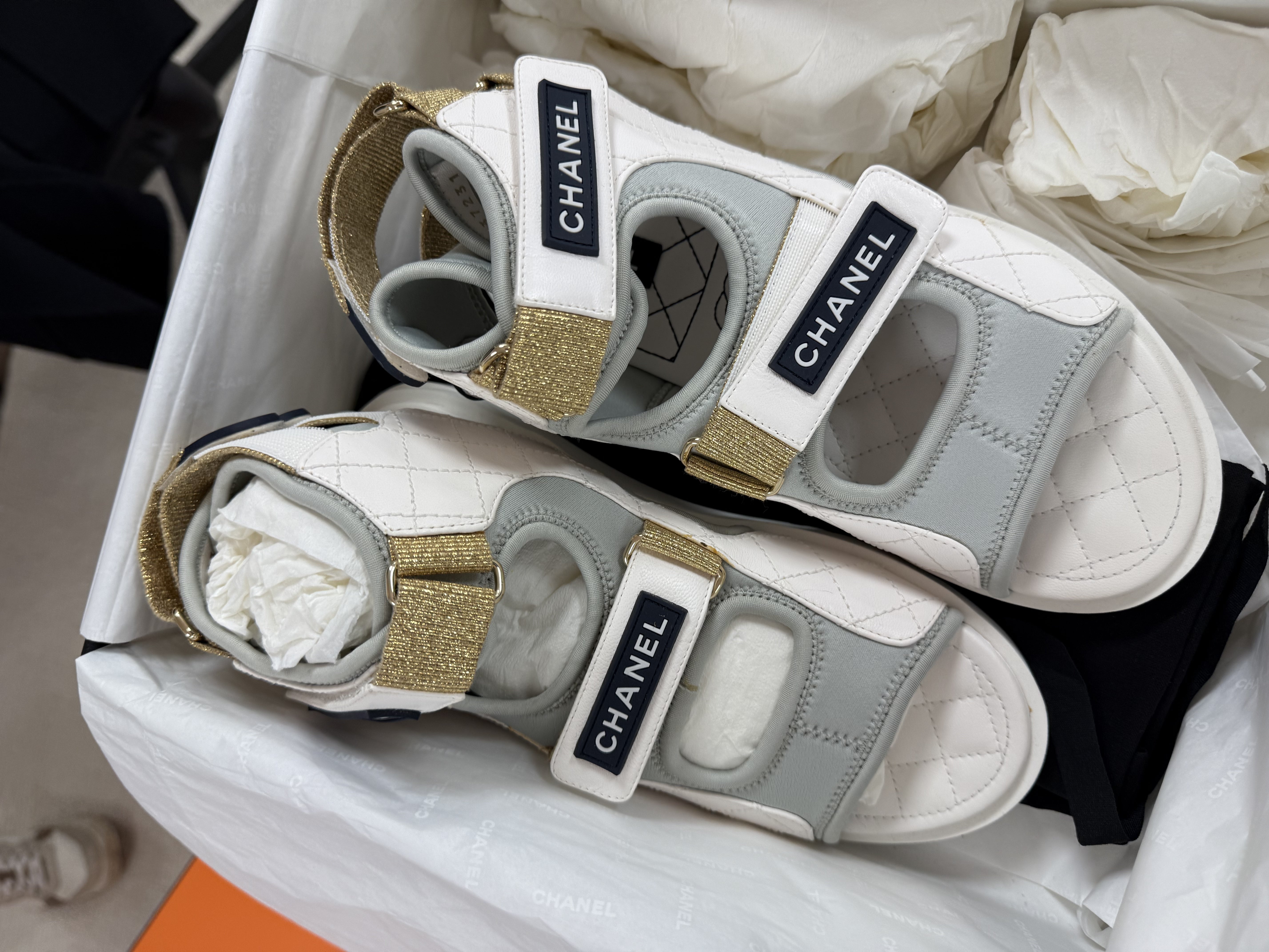 Chanel sneakers cc strap detail - priya