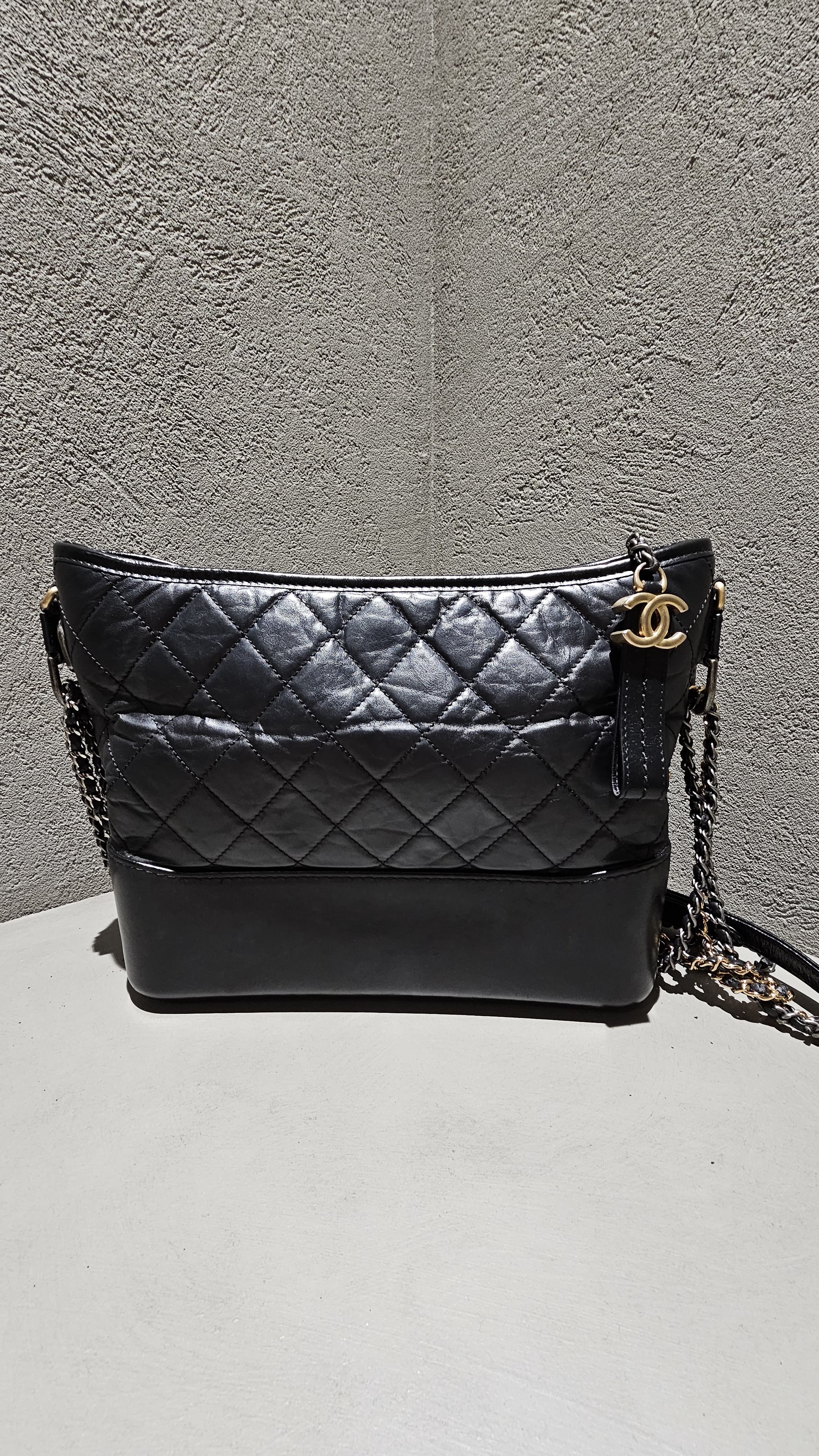 Chanel Calfskin Medium Gabrielle Hobo Bag CHA12044B
