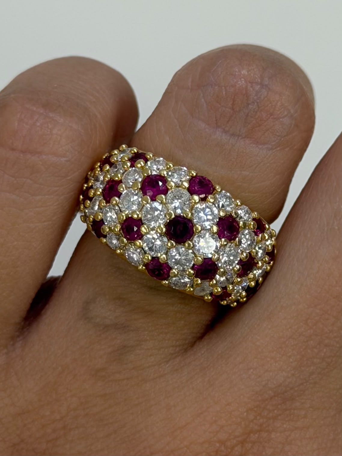 Ruby Ring 1.19 + D1.37 in 18K (JJ10600) JJC1398