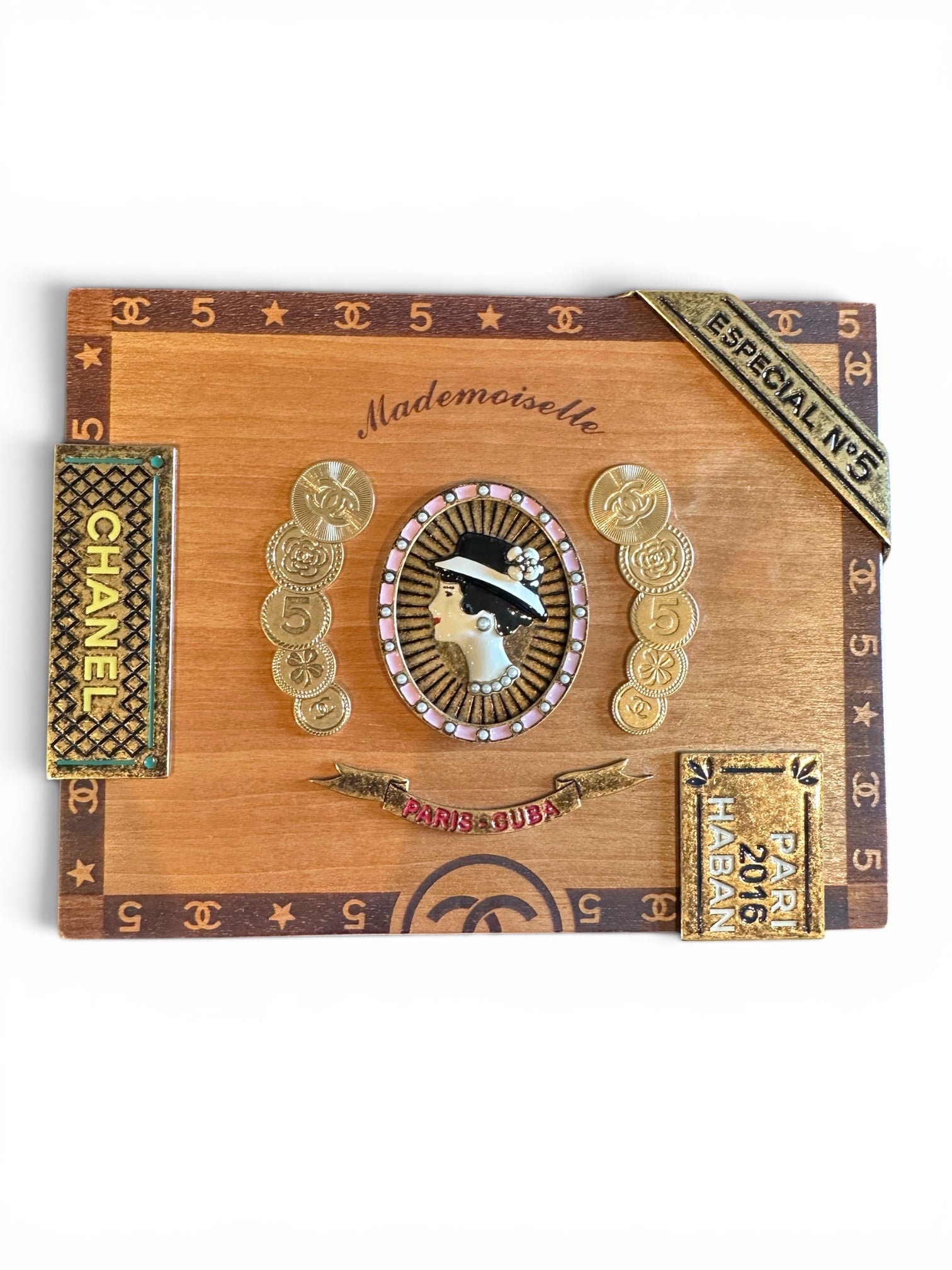 Chanel Havana by Night Cigar Box Bag in Wood