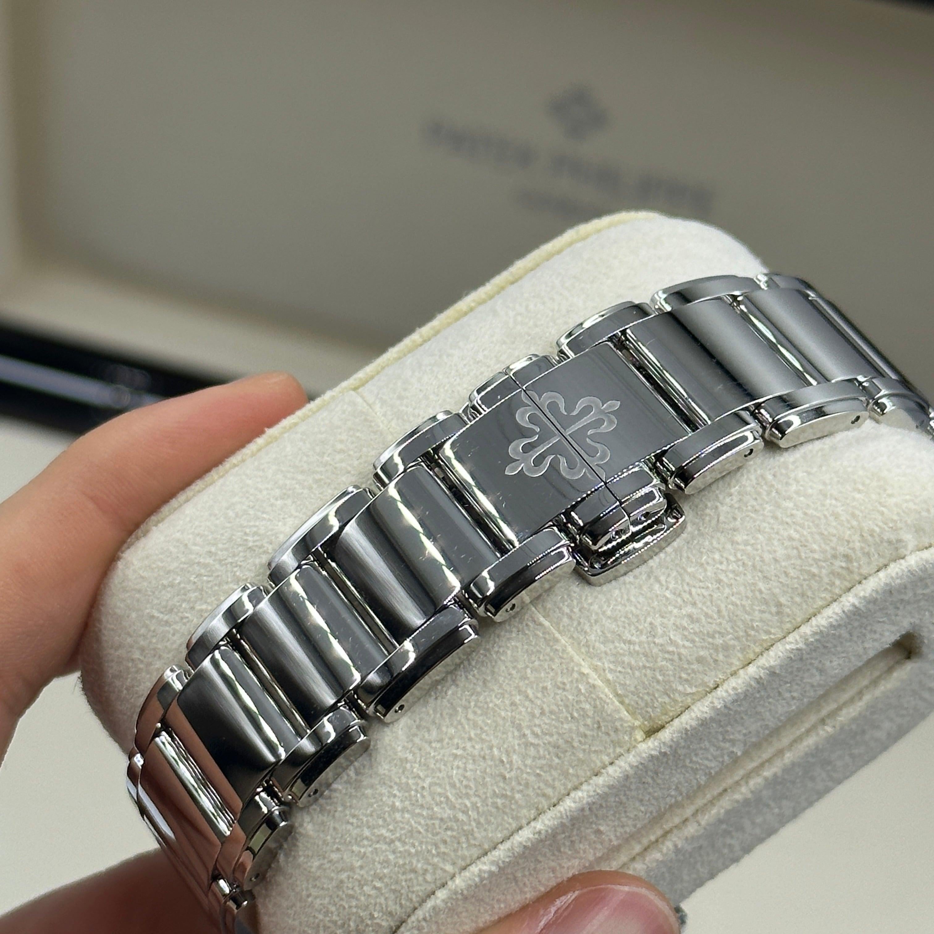 PATEK PHILIPPE 24 White Face 4910/10A-011 Stainless Steel Watch  2700041294007