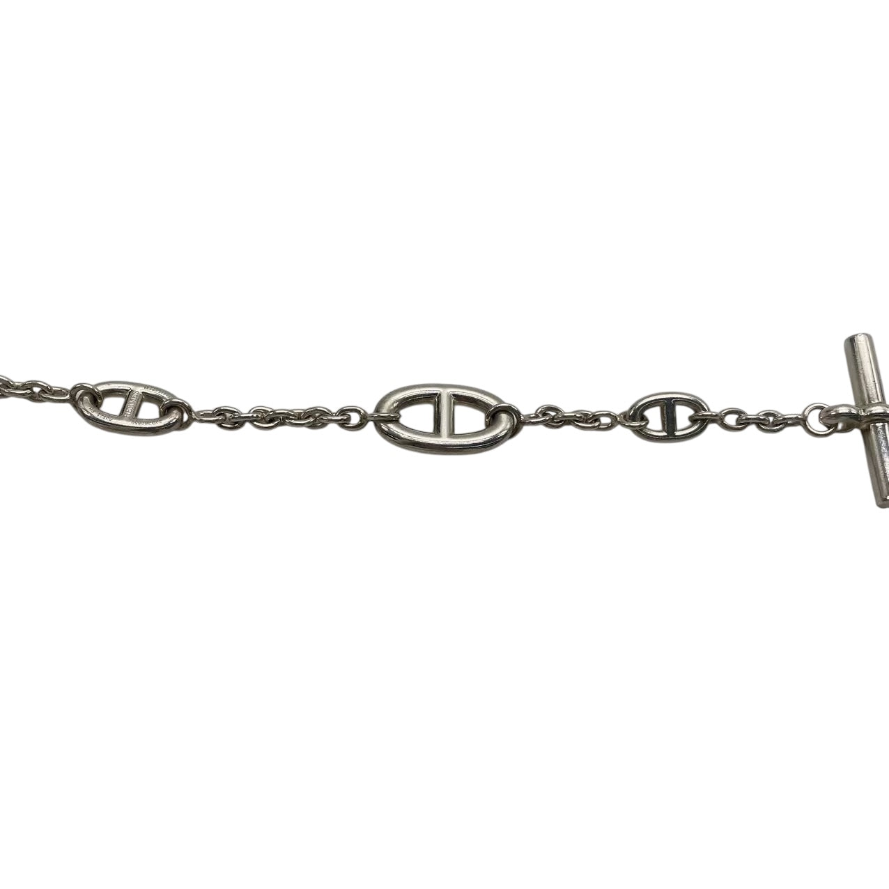 Hermes Size SH Farandole Bracelet Sterling Silver