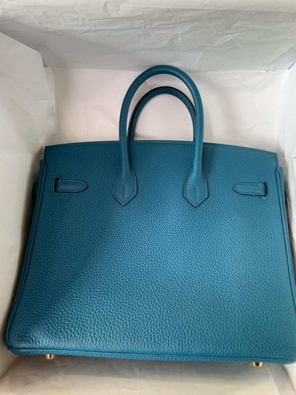 Hermès Birkin 25 Blue Cobalt Togo GHW #X SYC1107