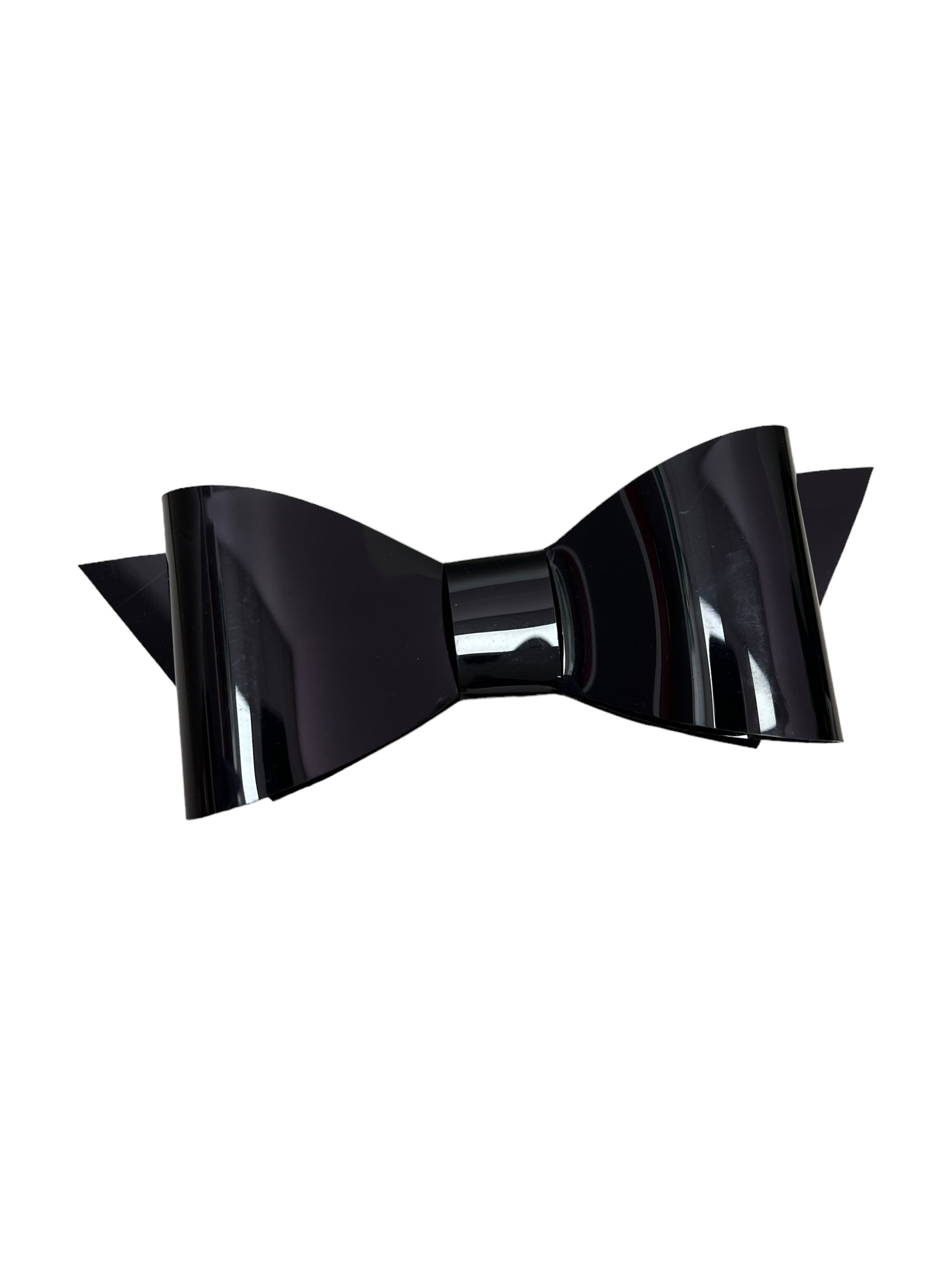 Chanel Vintage Black Bow Barrette SKC1734