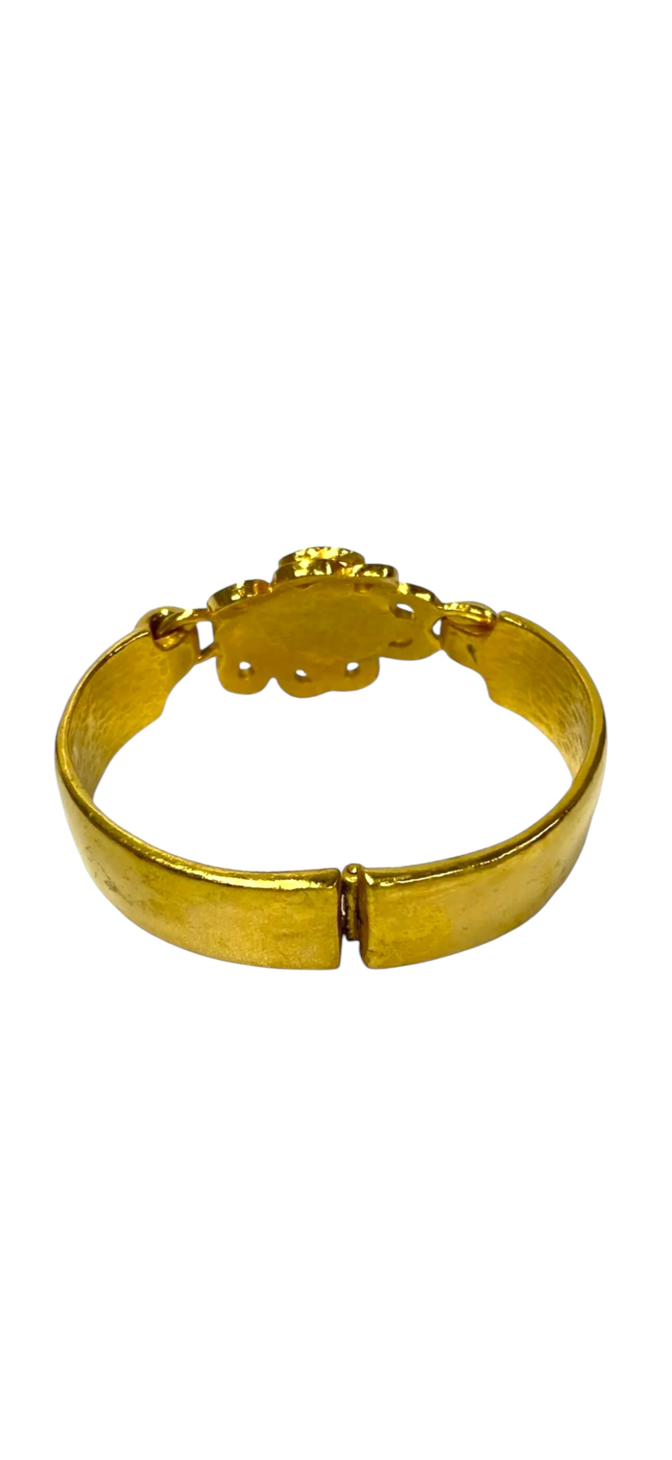 Chanel Vintage Bracelet Oval Turqoise GHW 403957