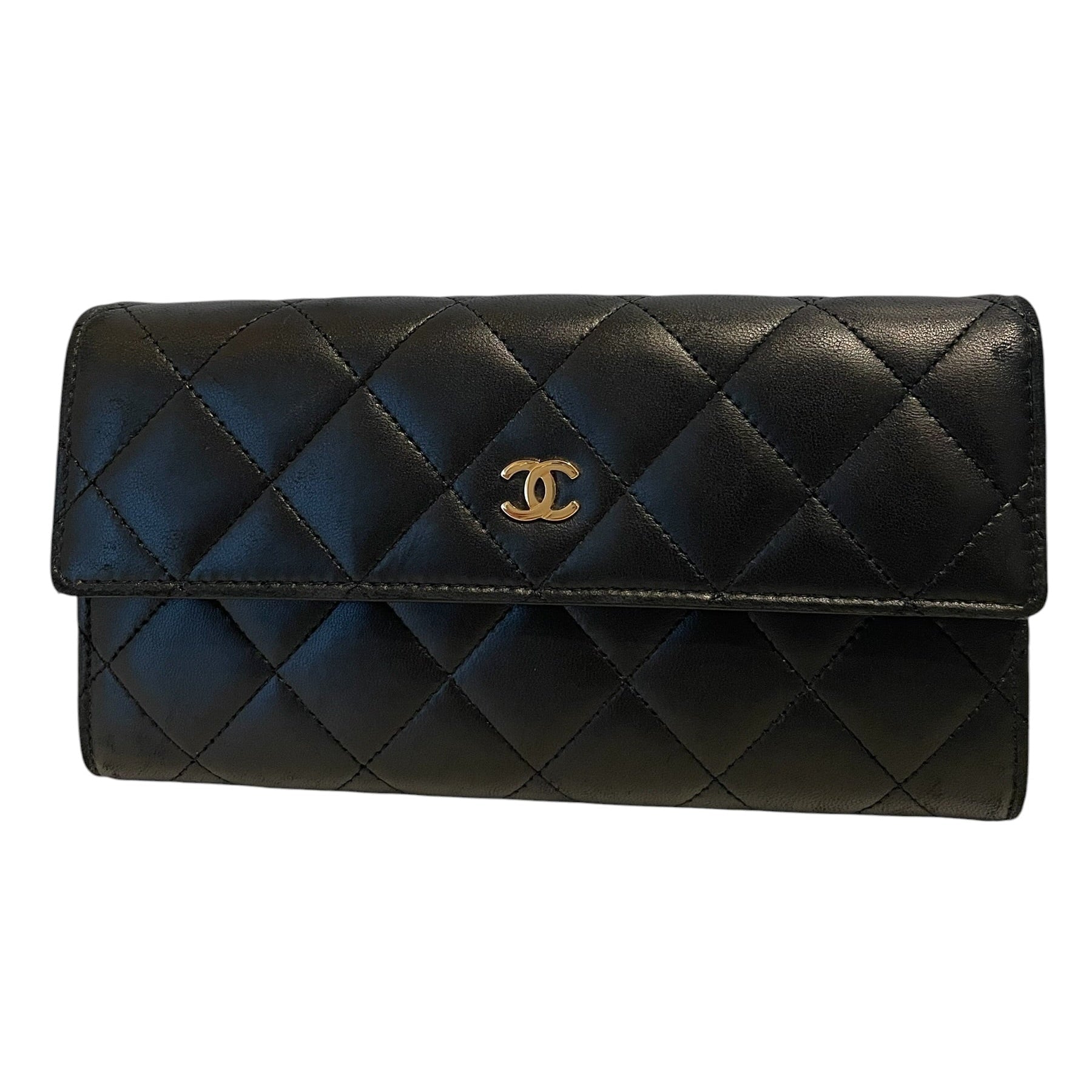 Chanel Classic Black Long Wallet