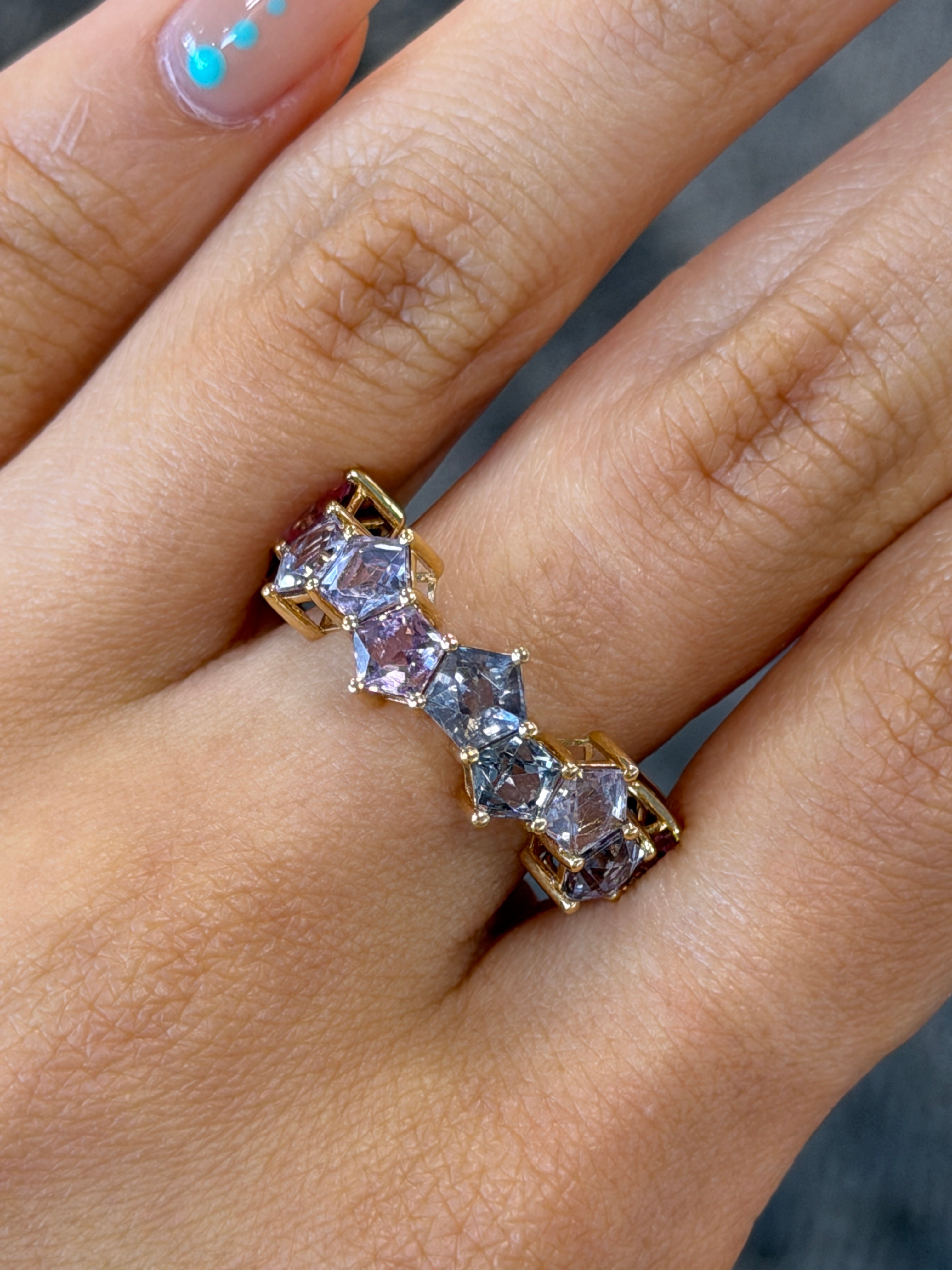 SEN BY SANDY SHOOTING STAR RING PURPLE YG 7 AVCHK480