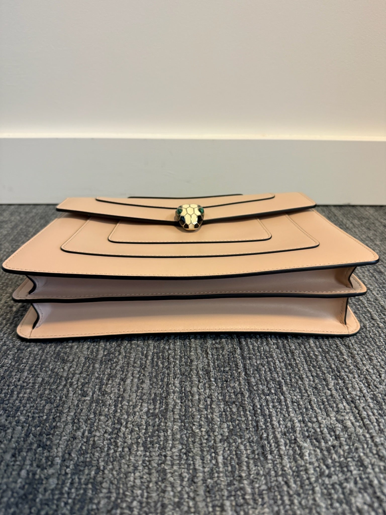 Bulgari Pink Top Handle Chain Bag - New