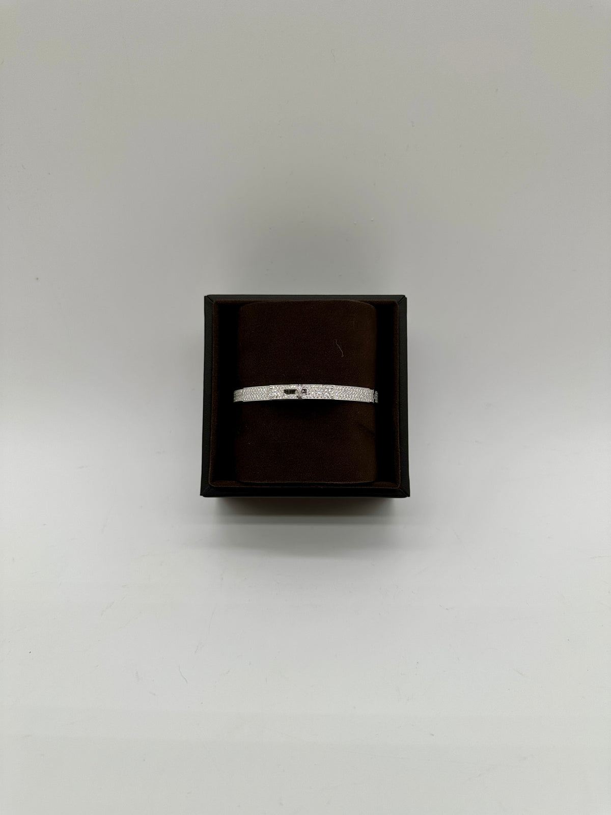 Hermès Kelly Bracelet Full Pavé White Gold