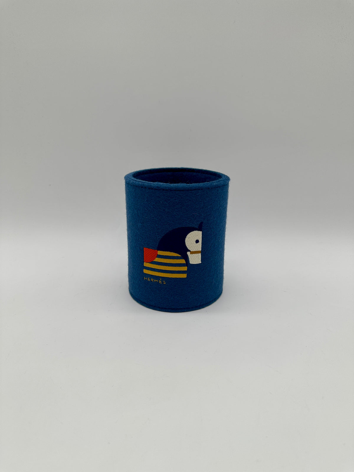 Hermès Animaux Blocks Pencil Holder Blue