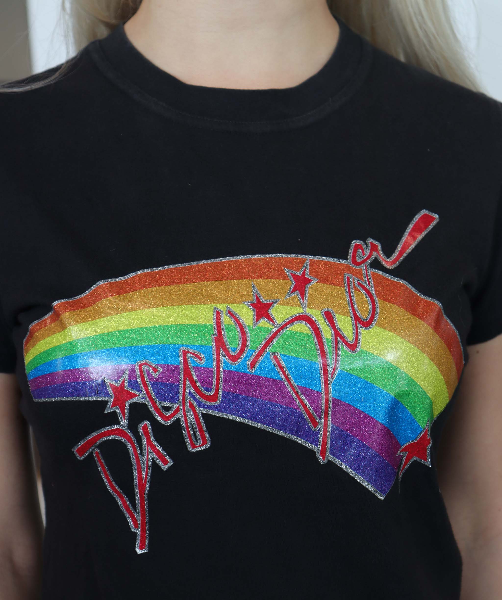 Dior Disco Rainbow Tshirt Black DXBS1887