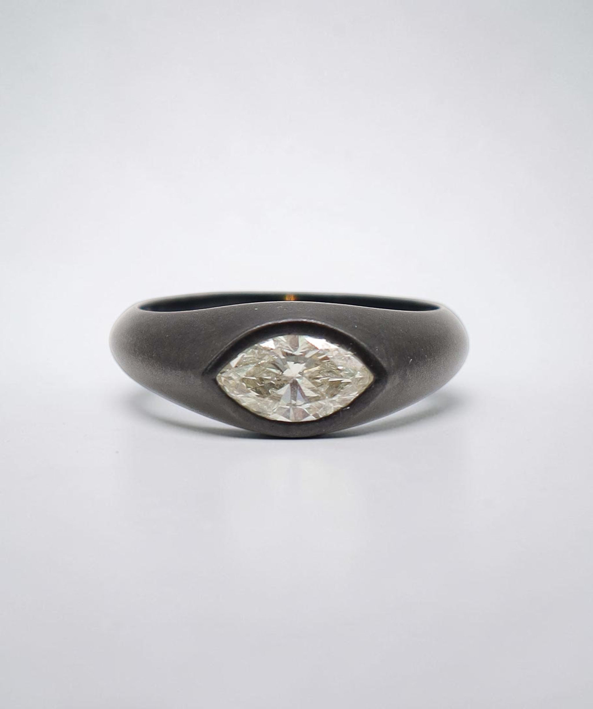 0.60ct Diamond Marquise Rhodium Ring DXBS6654