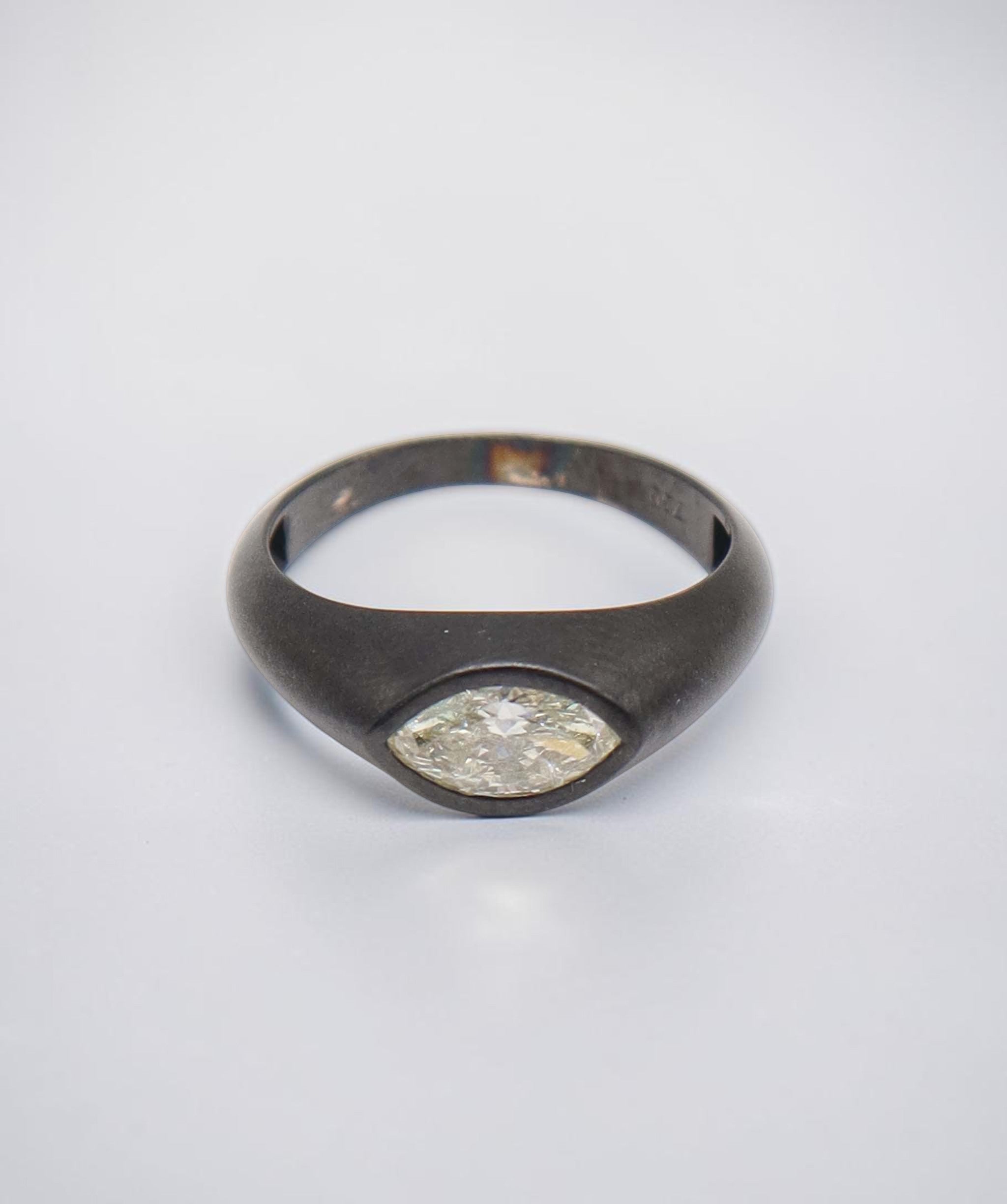 0.60ct Diamond Marquise Rhodium Ring DXBS6654