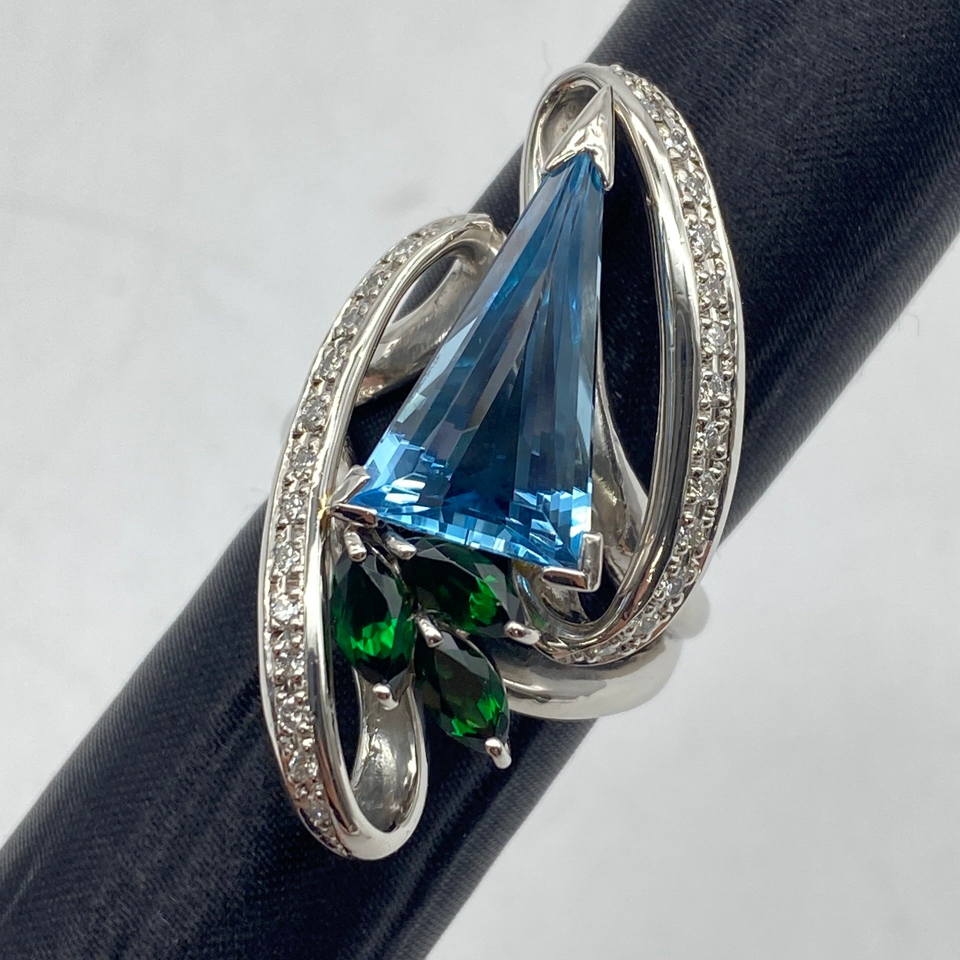 Pt900 Aquamarine Ring AQ3.97 Certificate US6.5 58904