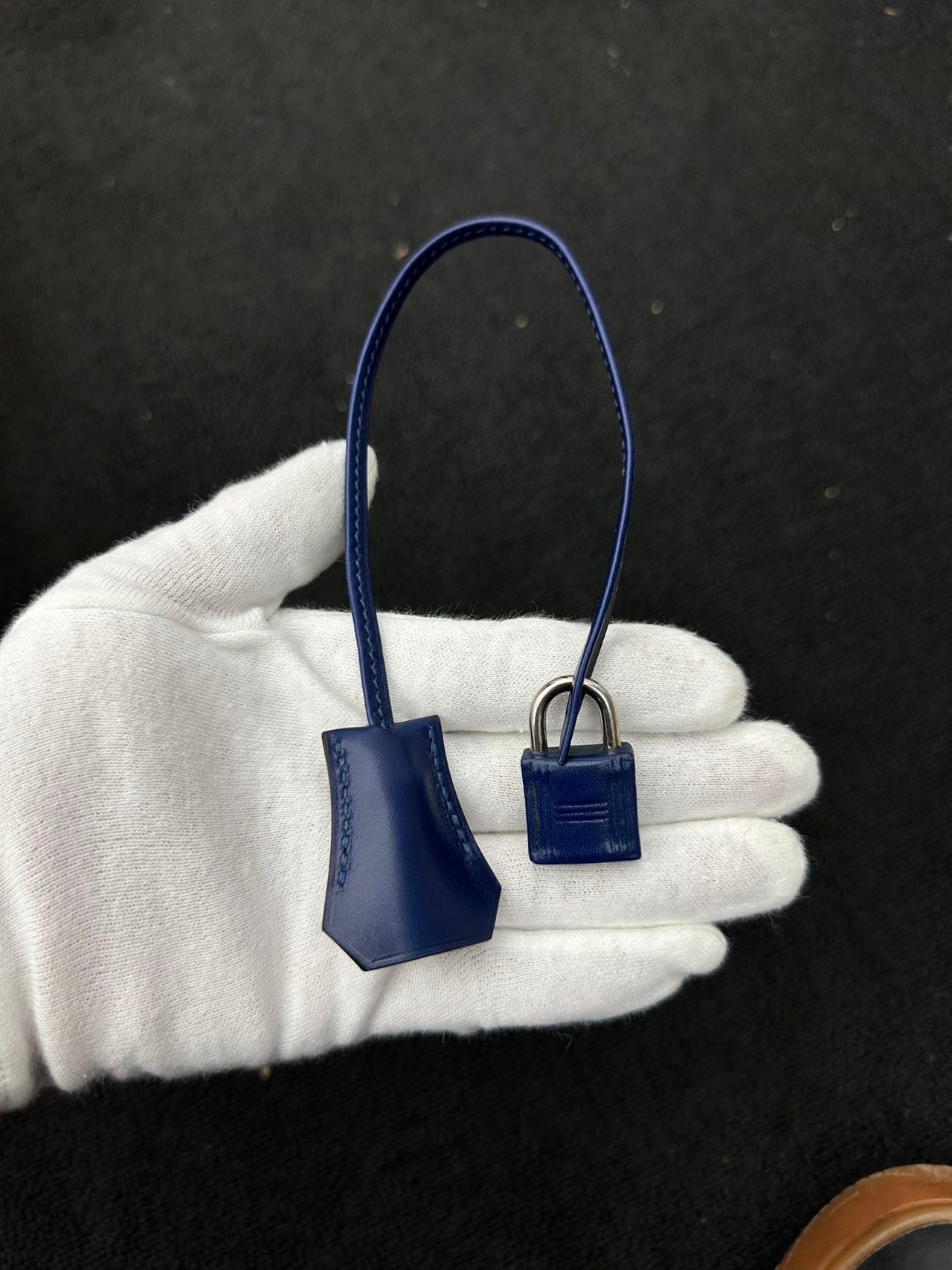 Hermès Birkin 35 Multi-Leather Matte Indigo Sapphire Blue Stamp R