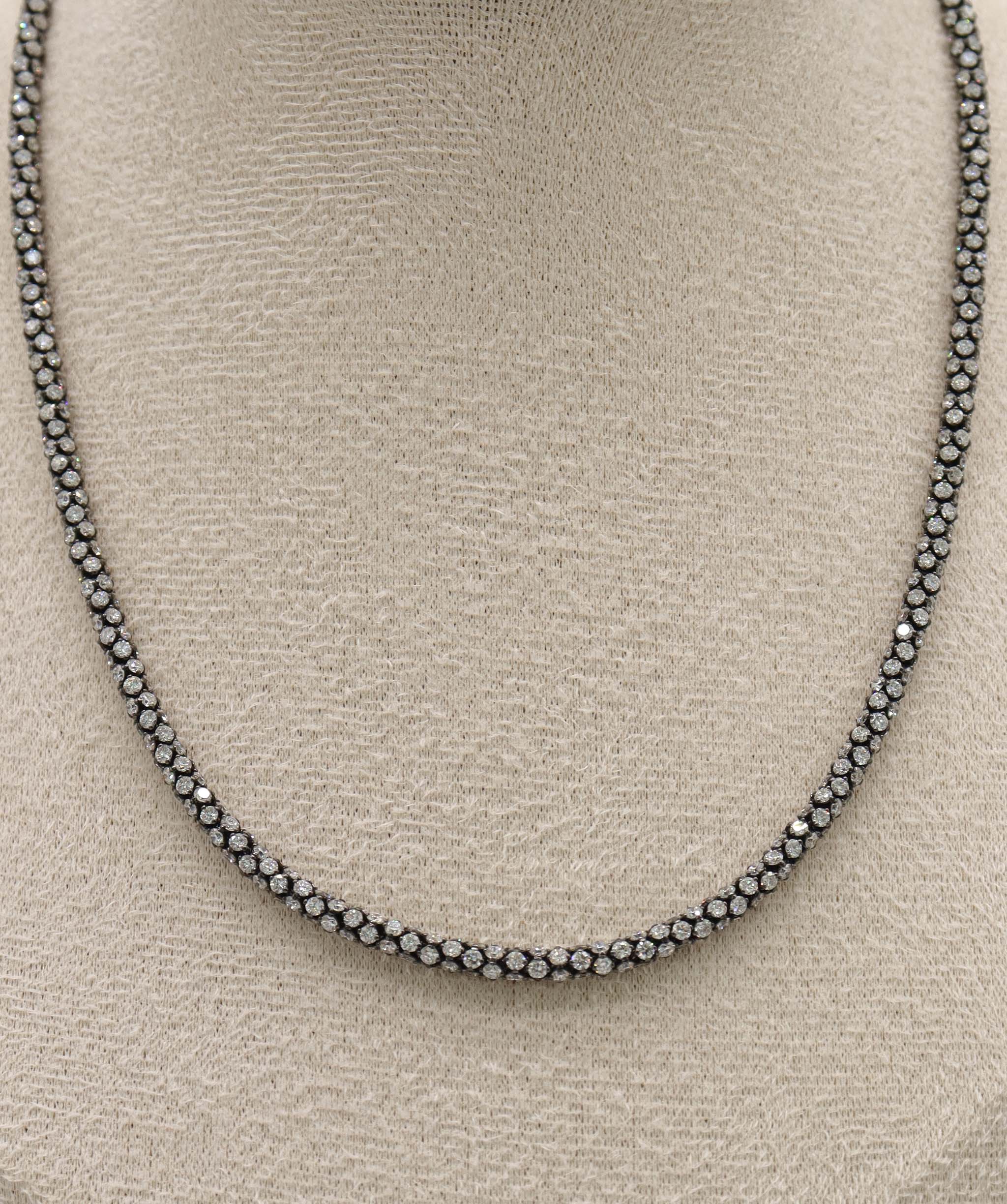 16.70ct DIAMOND WH SD (G/VS) NECKLACE C13168