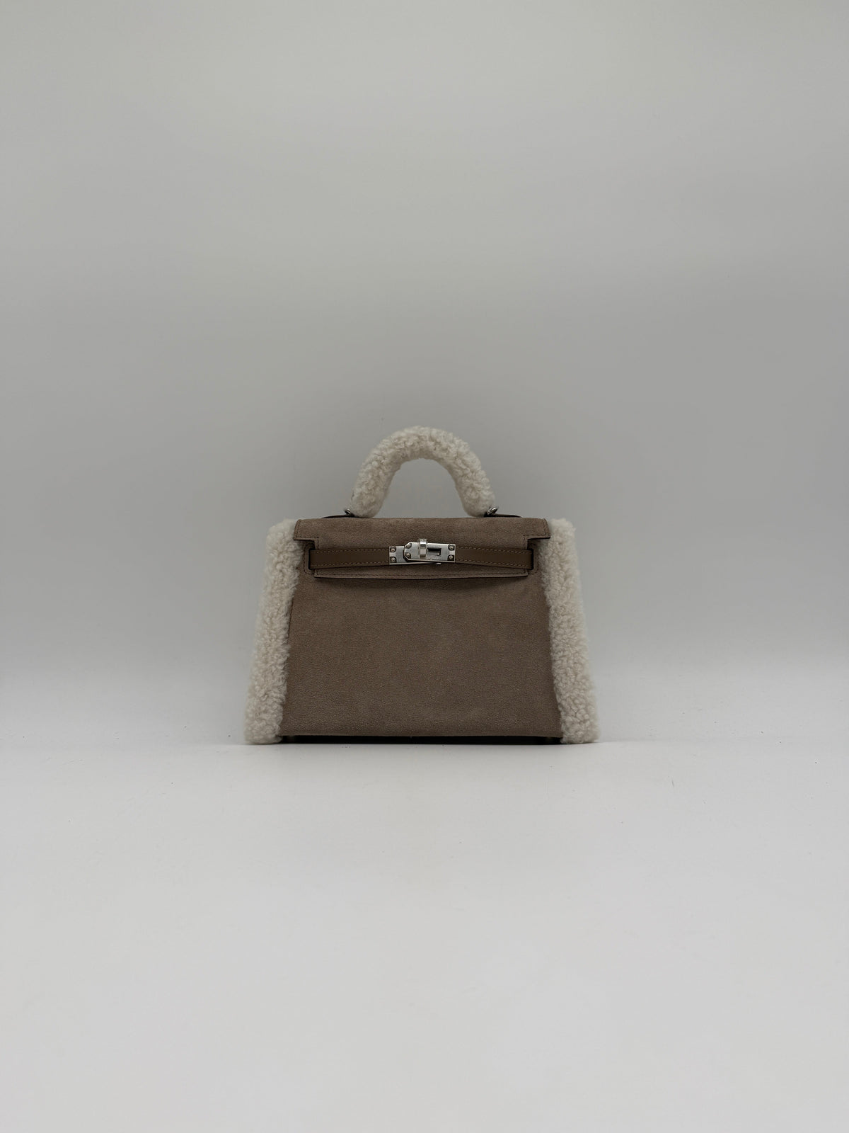 Hermès K20 teddy etoupe