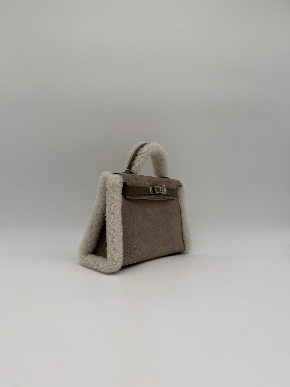 Hermès K20 teddy etoupe
