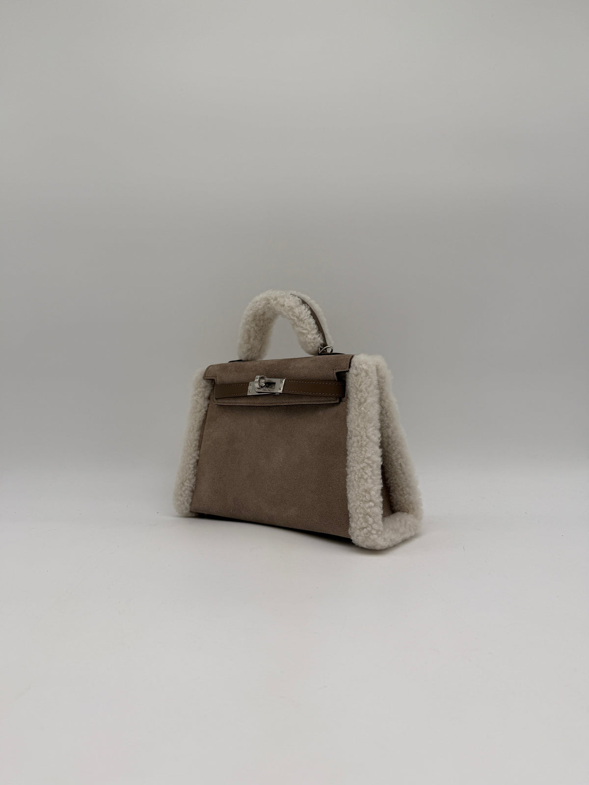 Hermès K20 teddy etoupe