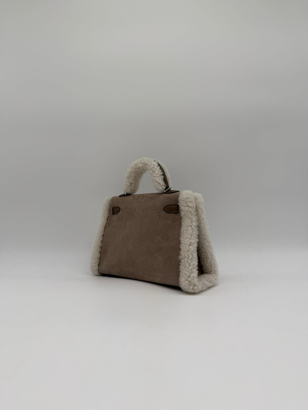 Hermès K20 teddy etoupe