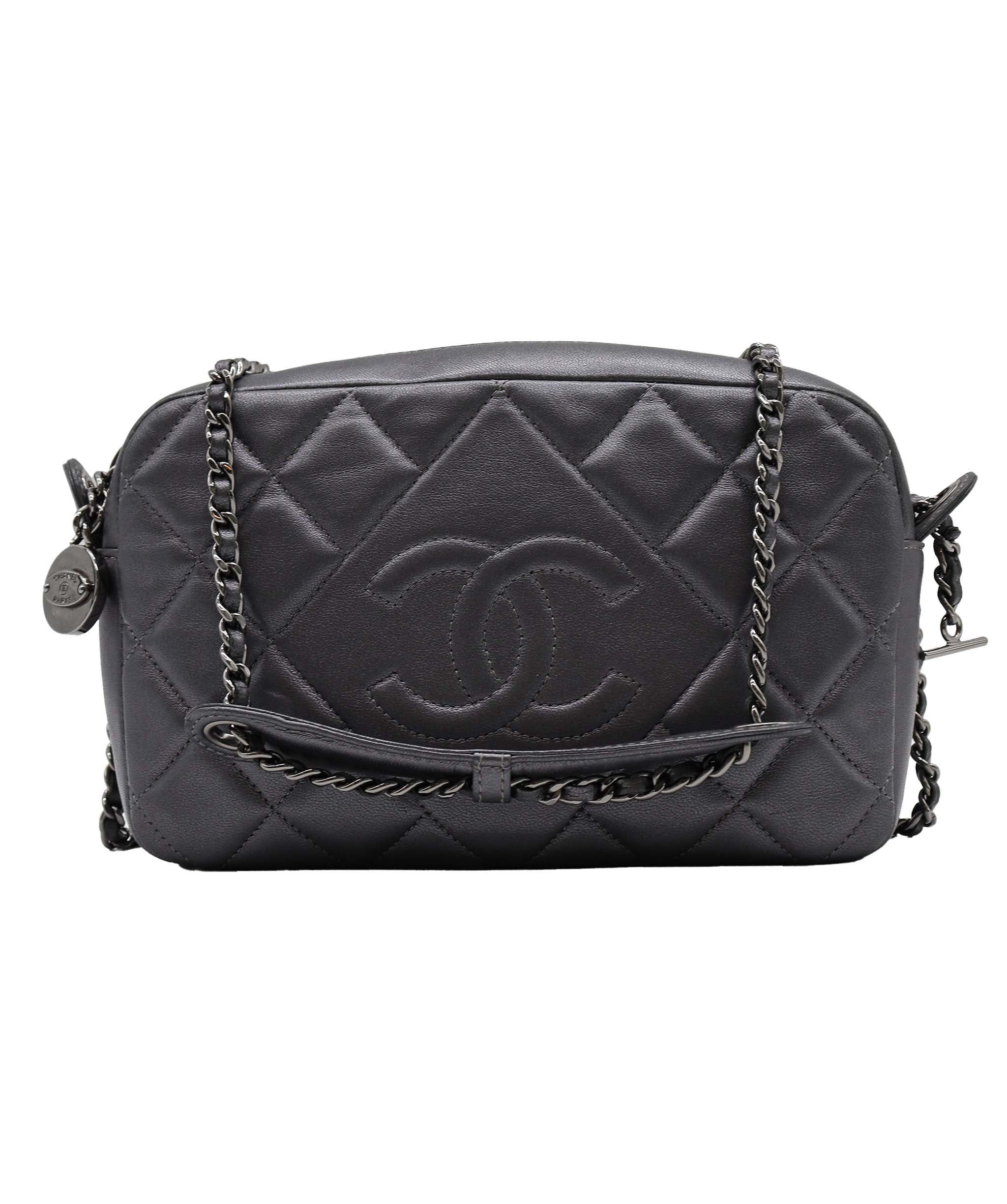 Chanel Camera 8" Calf RHW Metallic DXBS2368