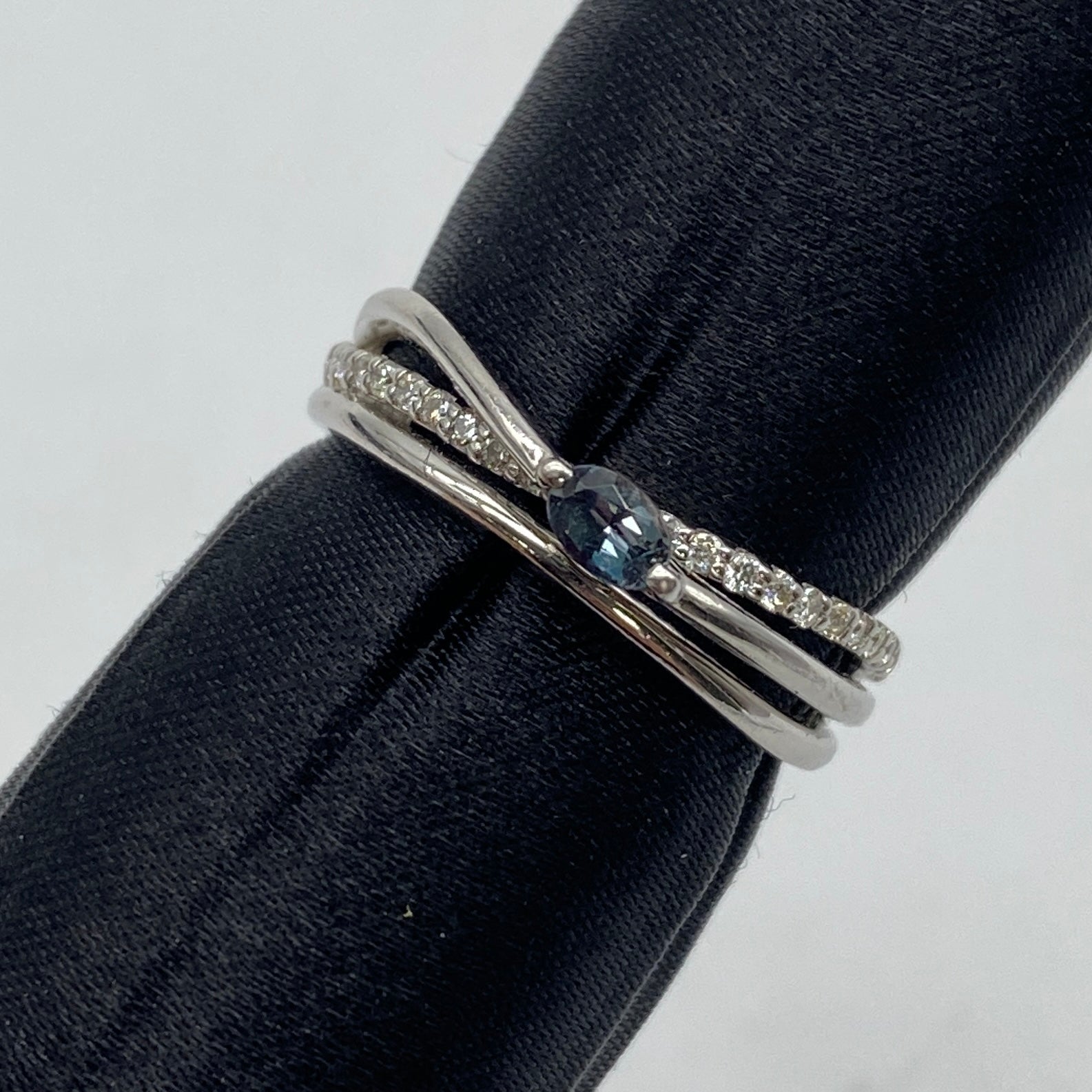 Pt900 Alexandrite Ring AX0.16 NGLSorting US5.75 57888