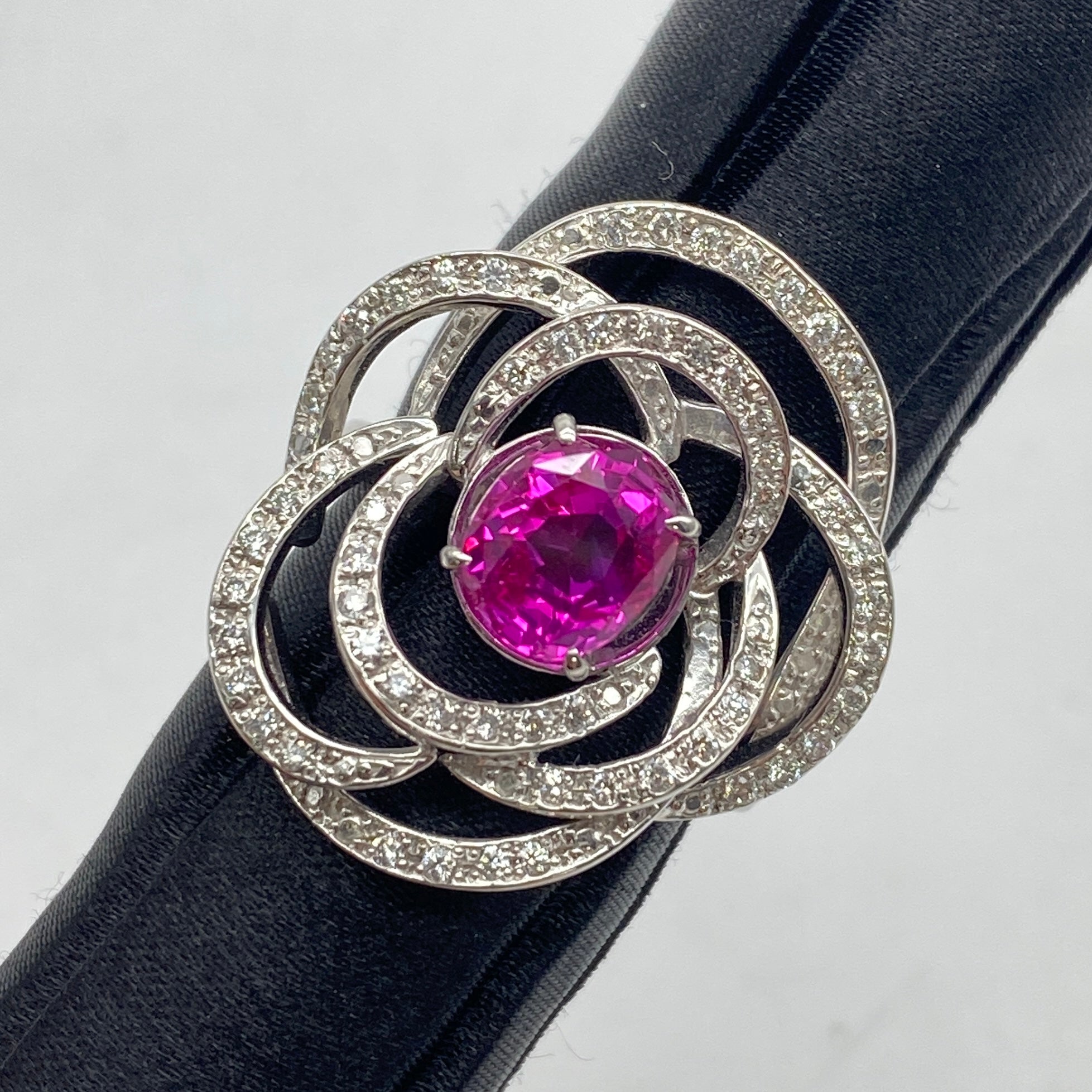 Pt900 Ruby Ring R2.65 GIASorting US7 58910