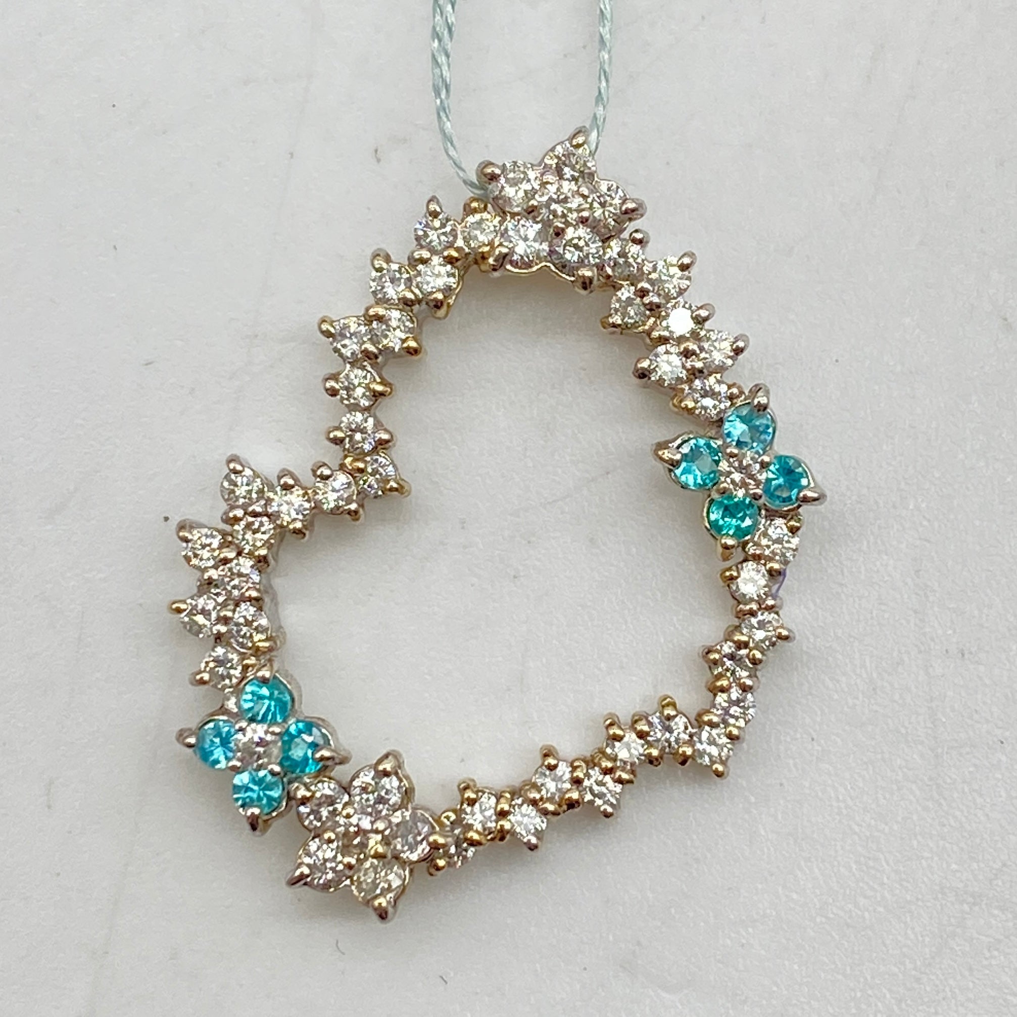 K18WG Paraiba pendant top PRT0.15 59218