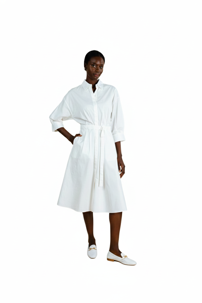 ABITO IRMA AF COOL COTTON DRESS (فستان)