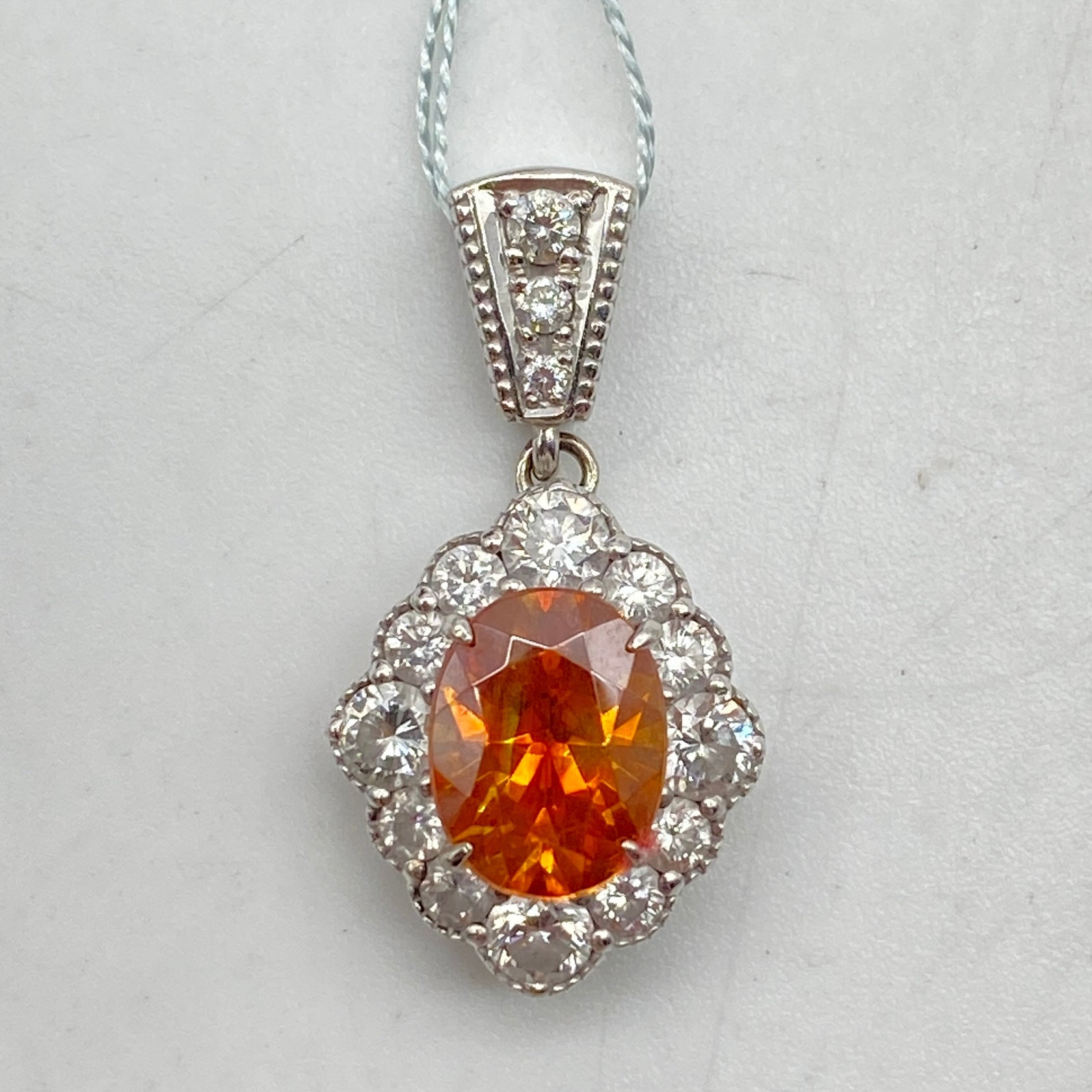 K18WG spherellite pendant top SU2.08 D0.852 59366